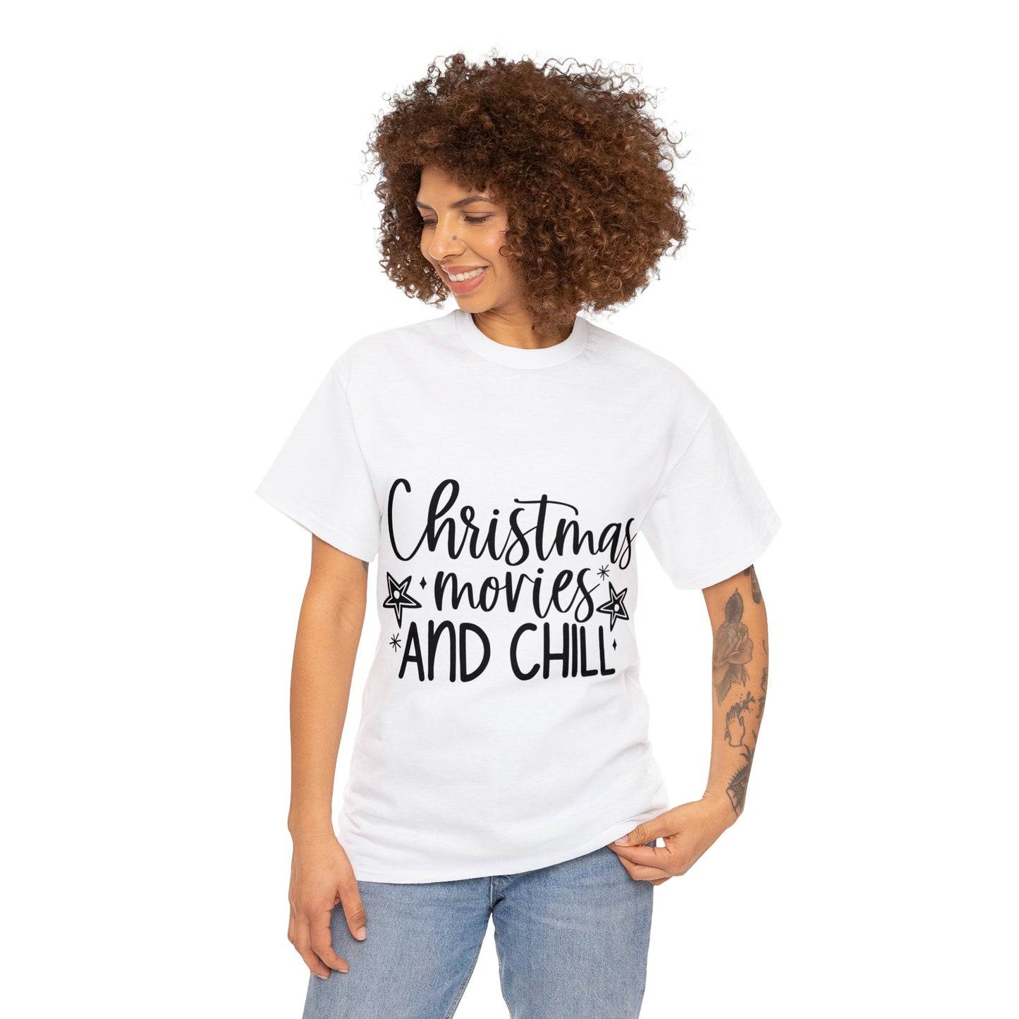 Movies and Chill Unisex Heavy Cotton Tee