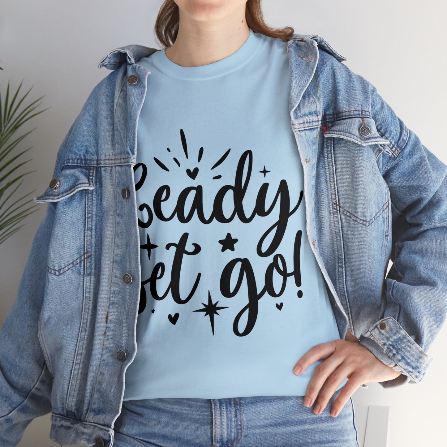 Ready Set Go Unisex Heavy Cotton Tee