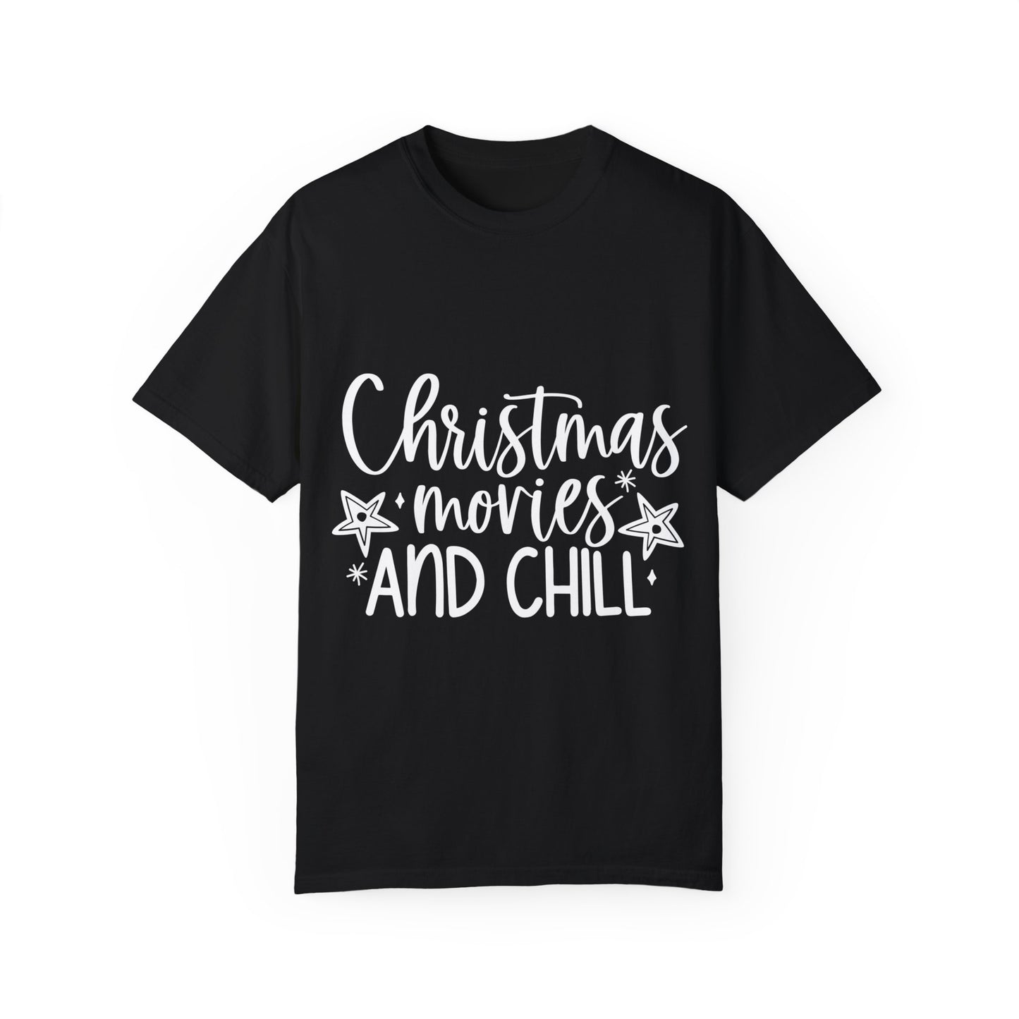 Movies and Chill Unisex Garment-Dyed T-shirt