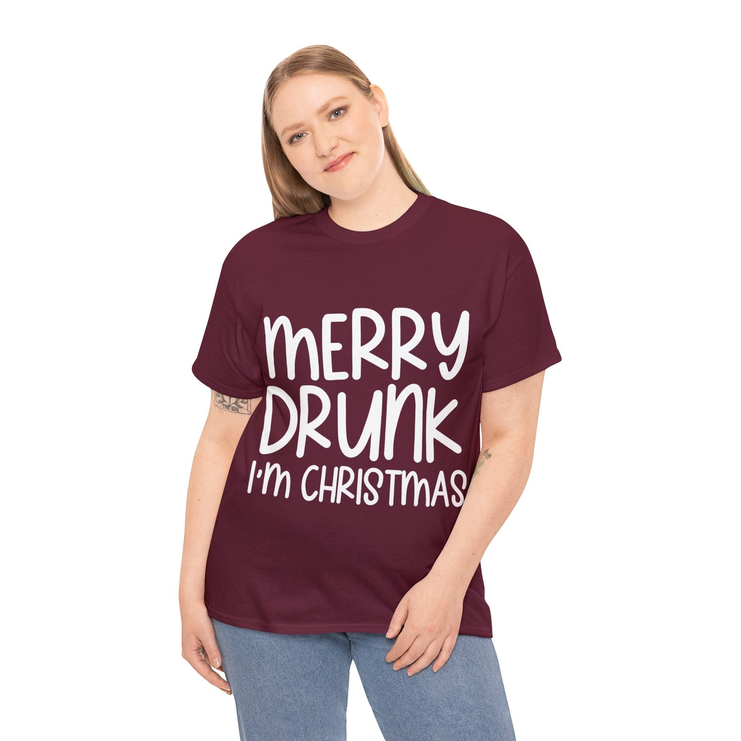 Merry Drunk Unisex Heavy Cotton Tee