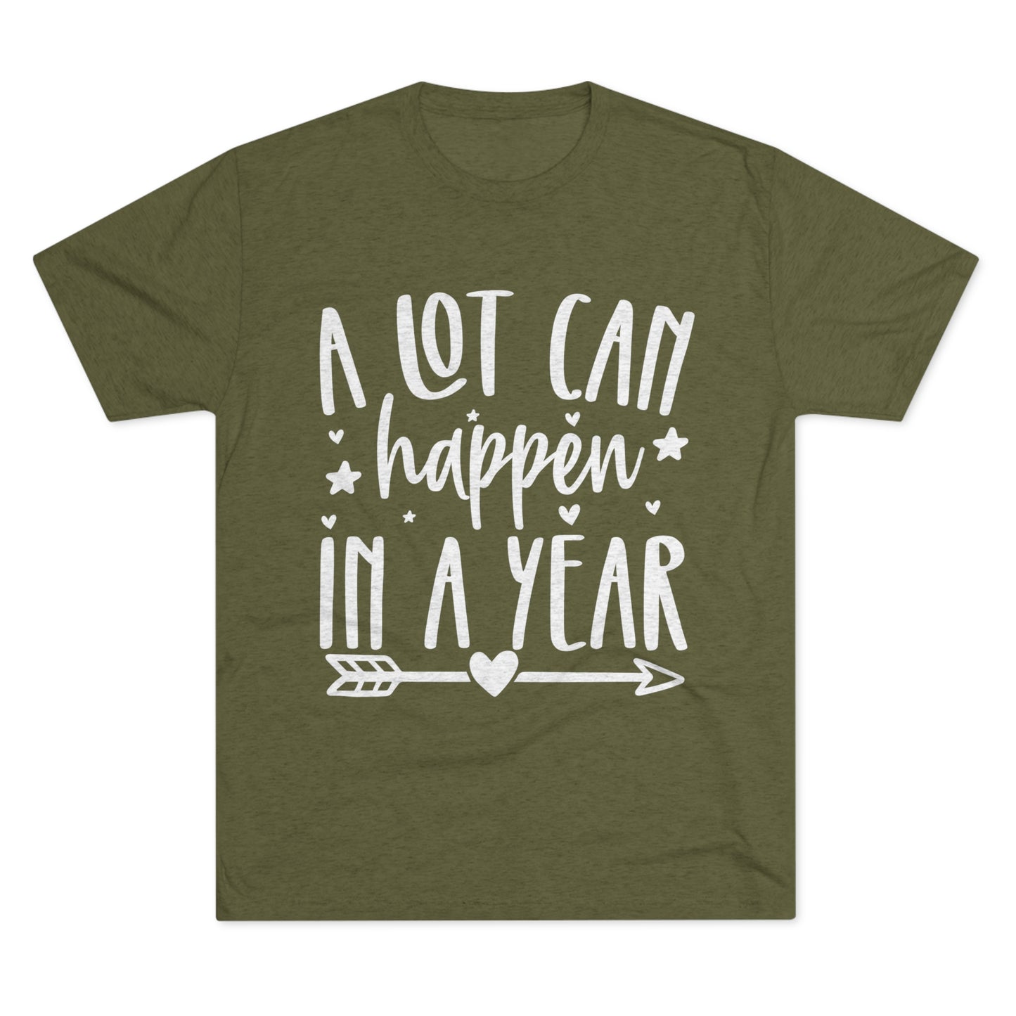 A Lot Can Happen Unisex Tri-Blend Crew Tee