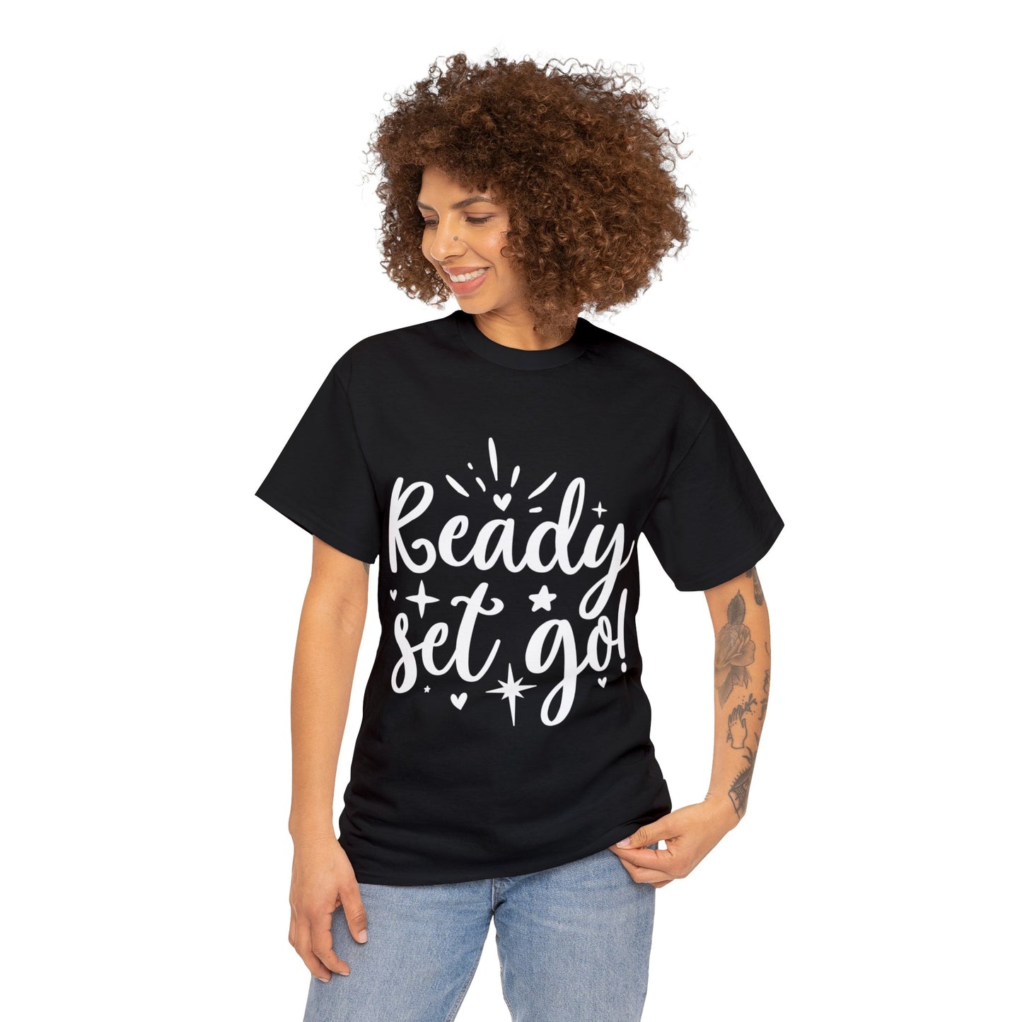 Ready Set Go Unisex Heavy Cotton Tee