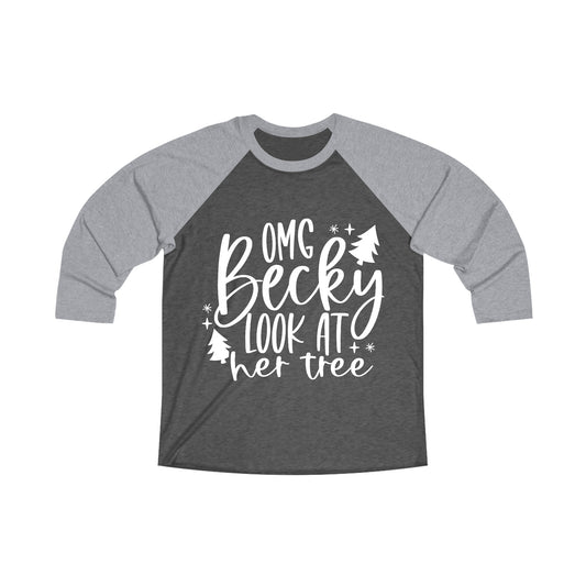 Becky Unisex Tri-Blend 3\4 Raglan Tee