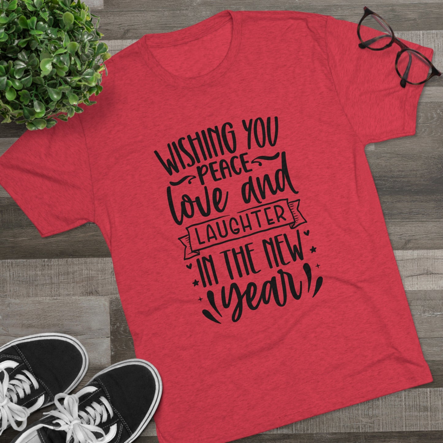 Love & Laughter Unisex Tri-Blend Crew Tee