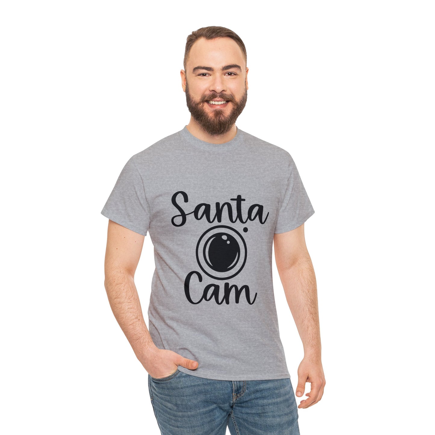 Santa Cam Unisex Heavy Cotton Tee image