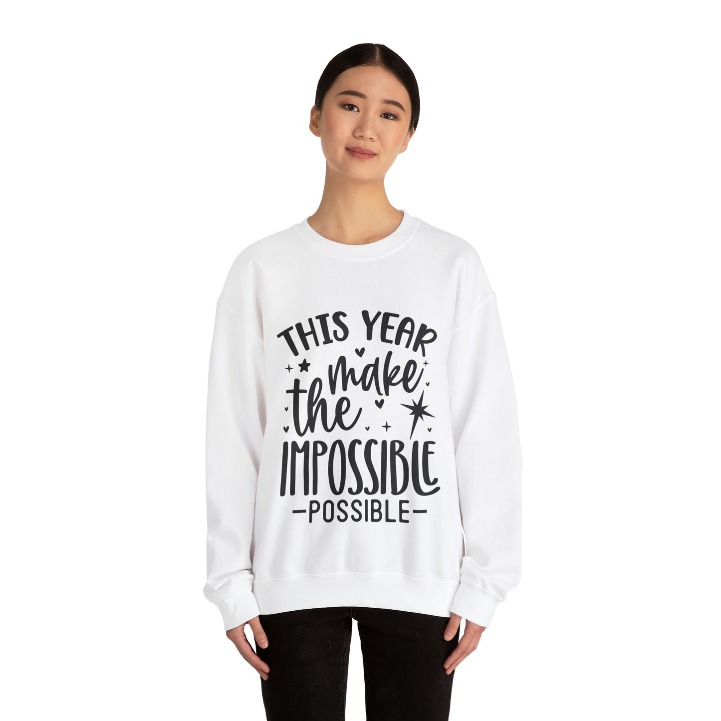 Impossible Possible Unisex Heavy Blend™ Crewneck Sweatshirt