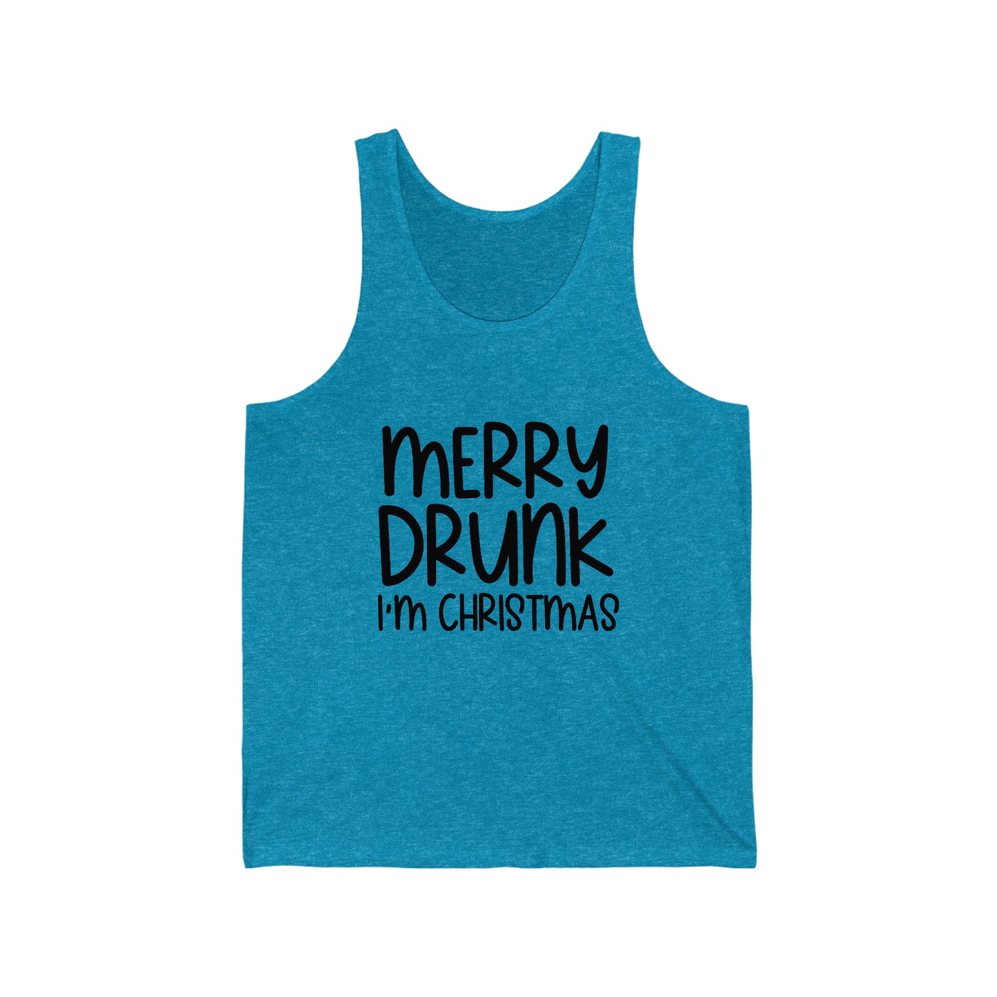 Merry Drunk Unisex Jersey Tank