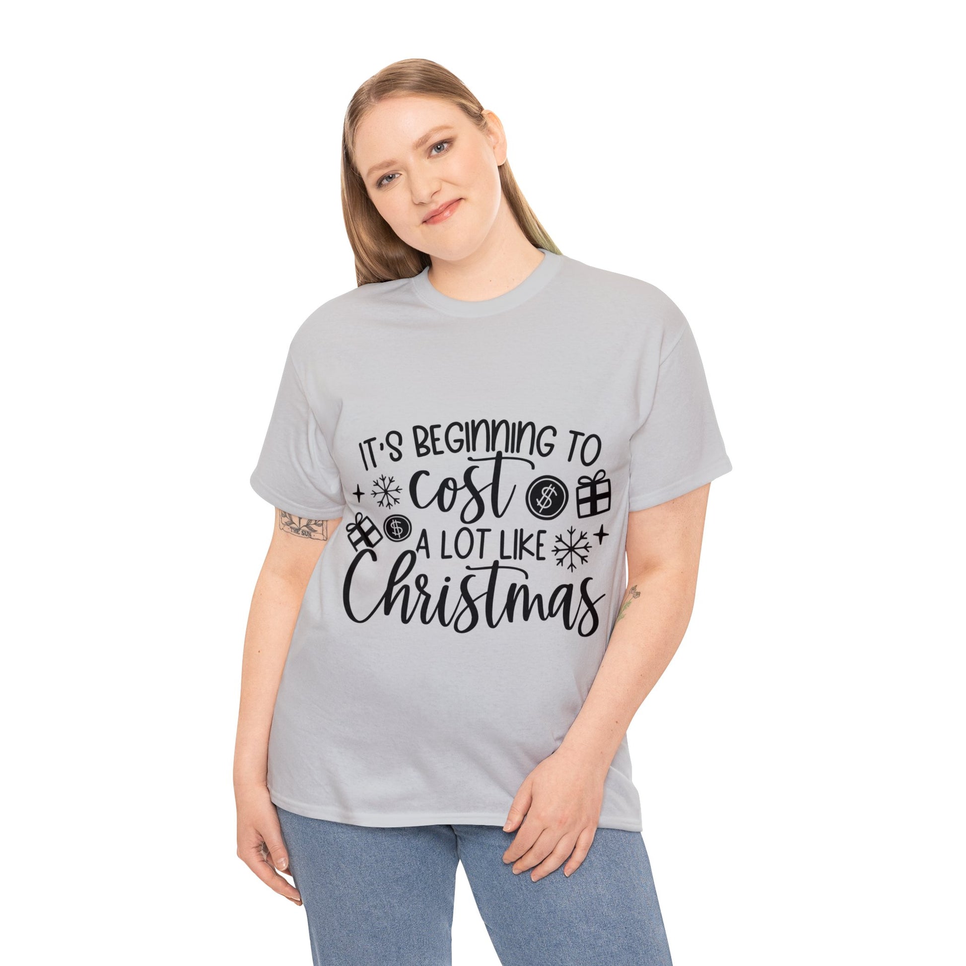 Beginning to Cost a Lot like Christmas Unisex Heavy Cotton Tee image