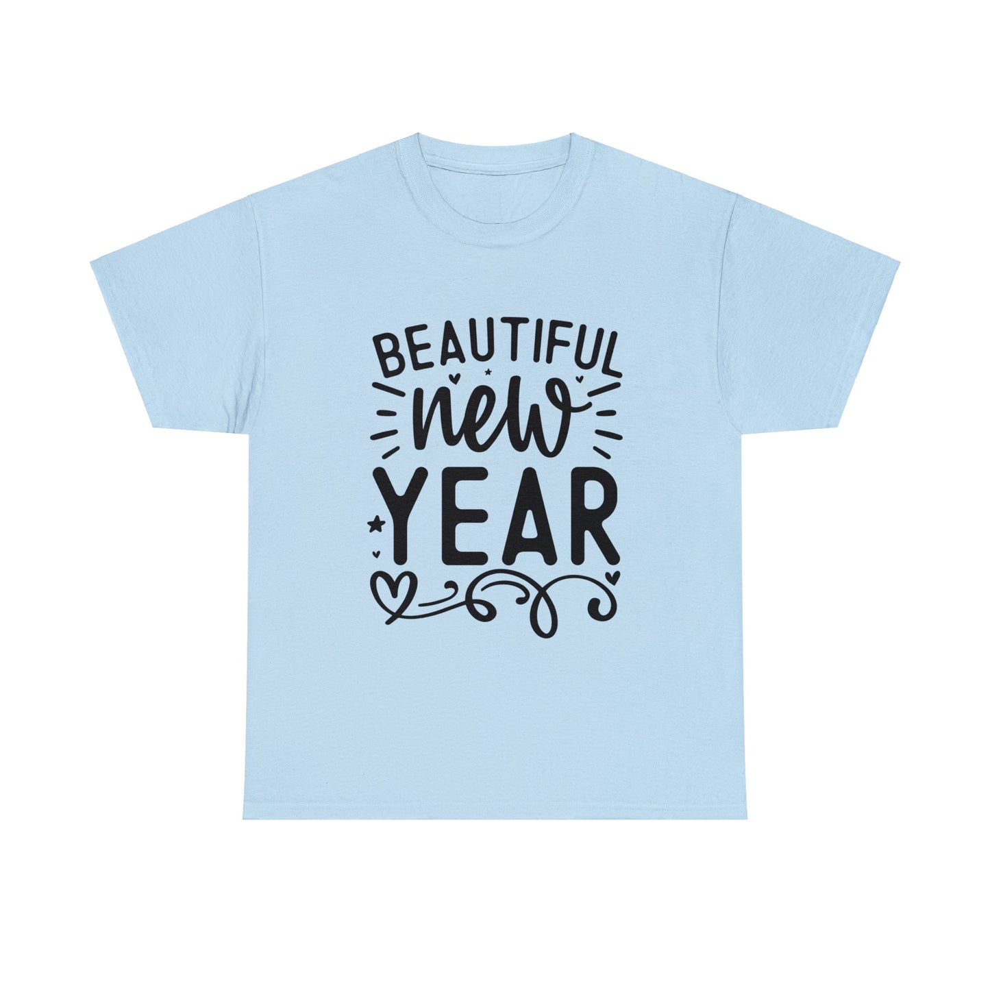 Beautiful New Year Unisex Heavy Cotton Tee