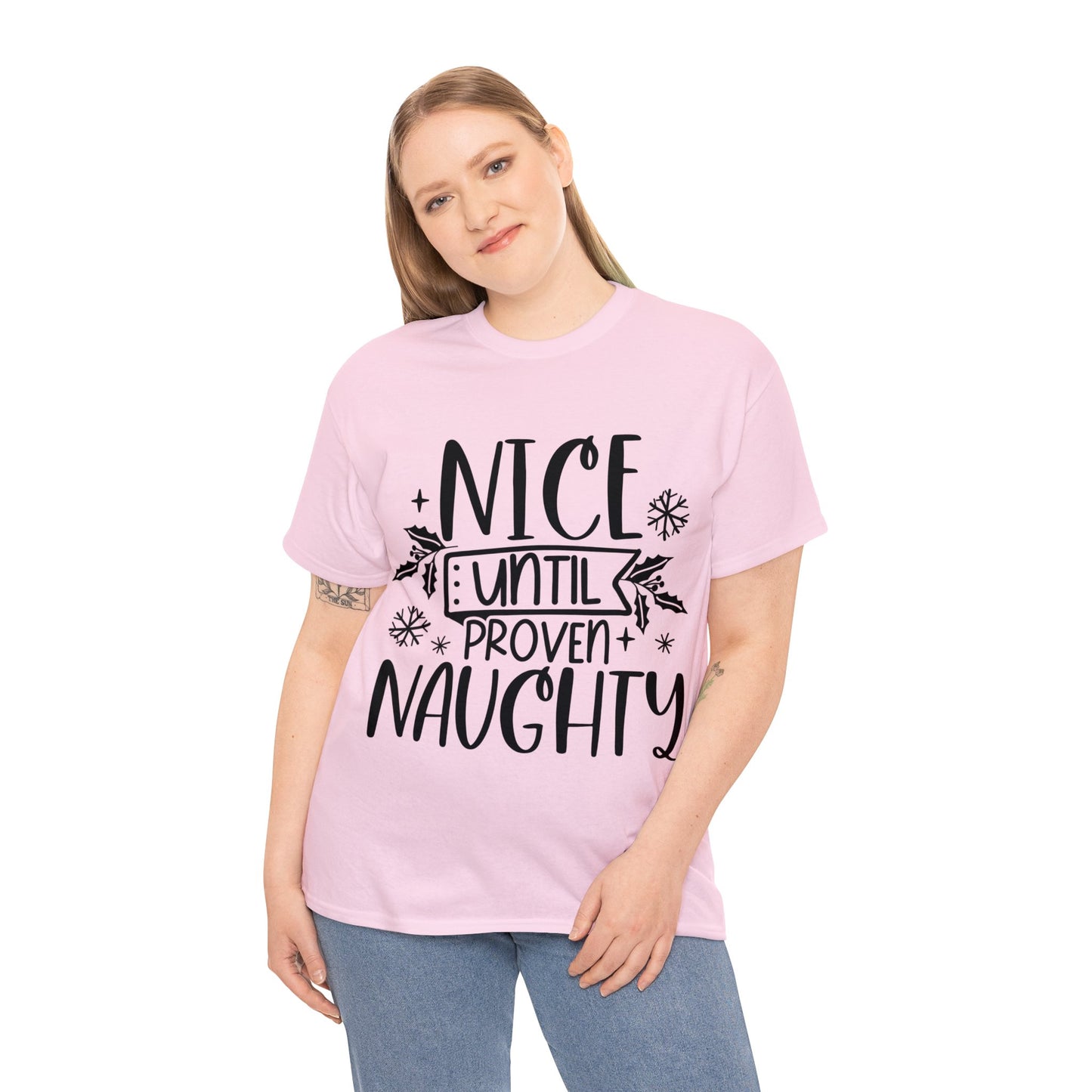 Nice & Naughty Unisex Heavy Cotton Tee