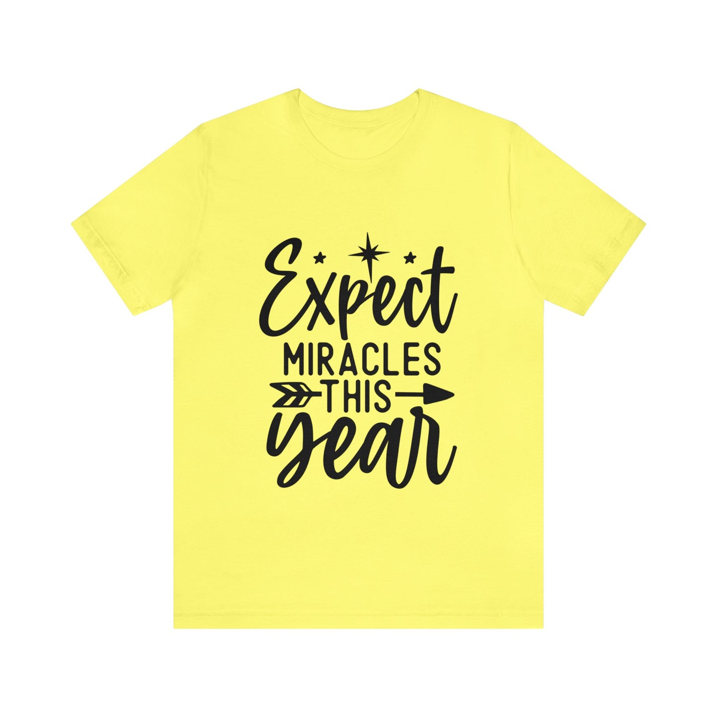 Expect Miracles Unisex Jersey Short Sleeve Tee