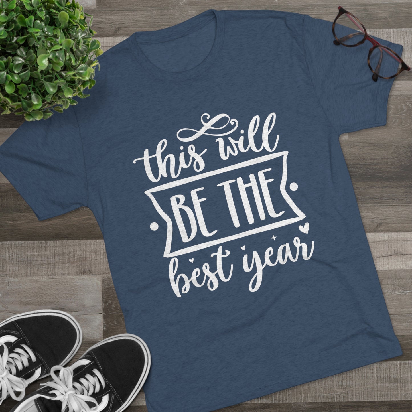 The Best Year Unisex Tri-Blend Crew Tee