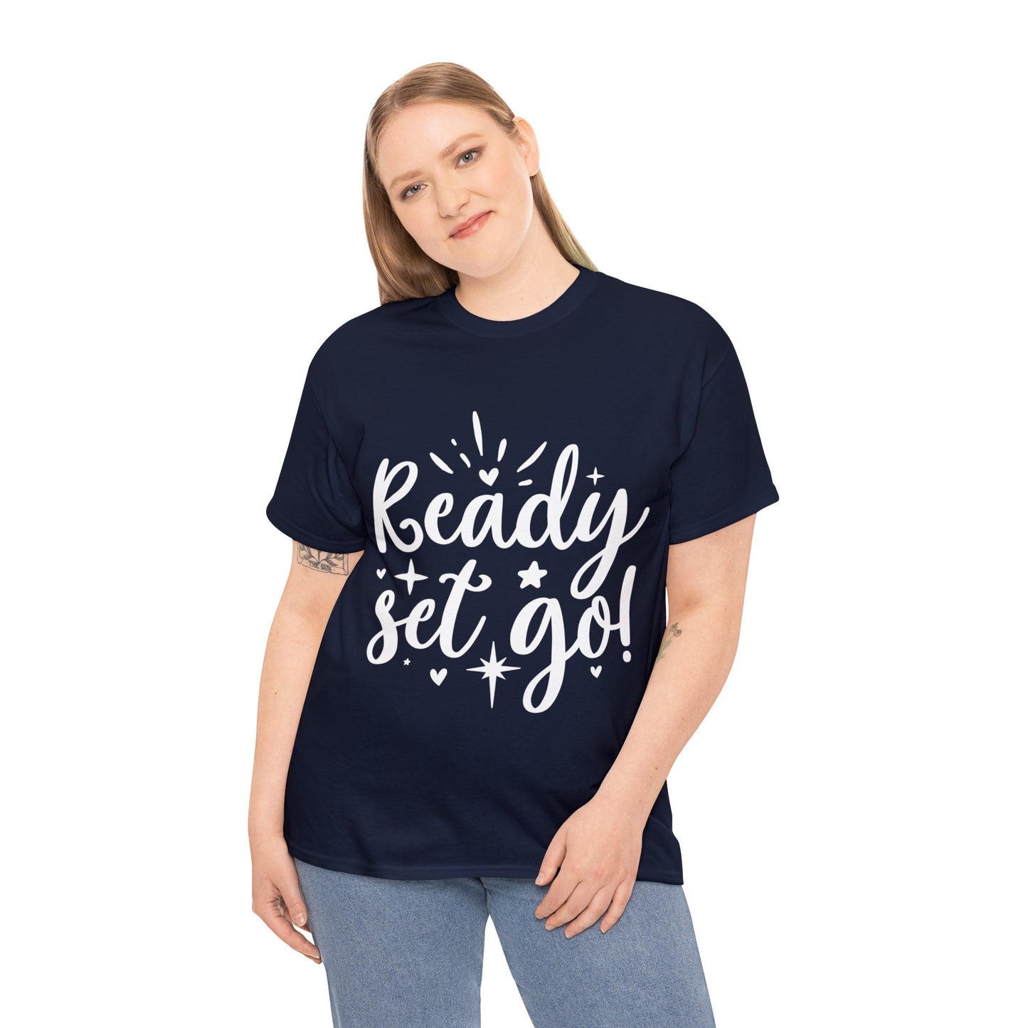 Ready Set Go Unisex Heavy Cotton Tee