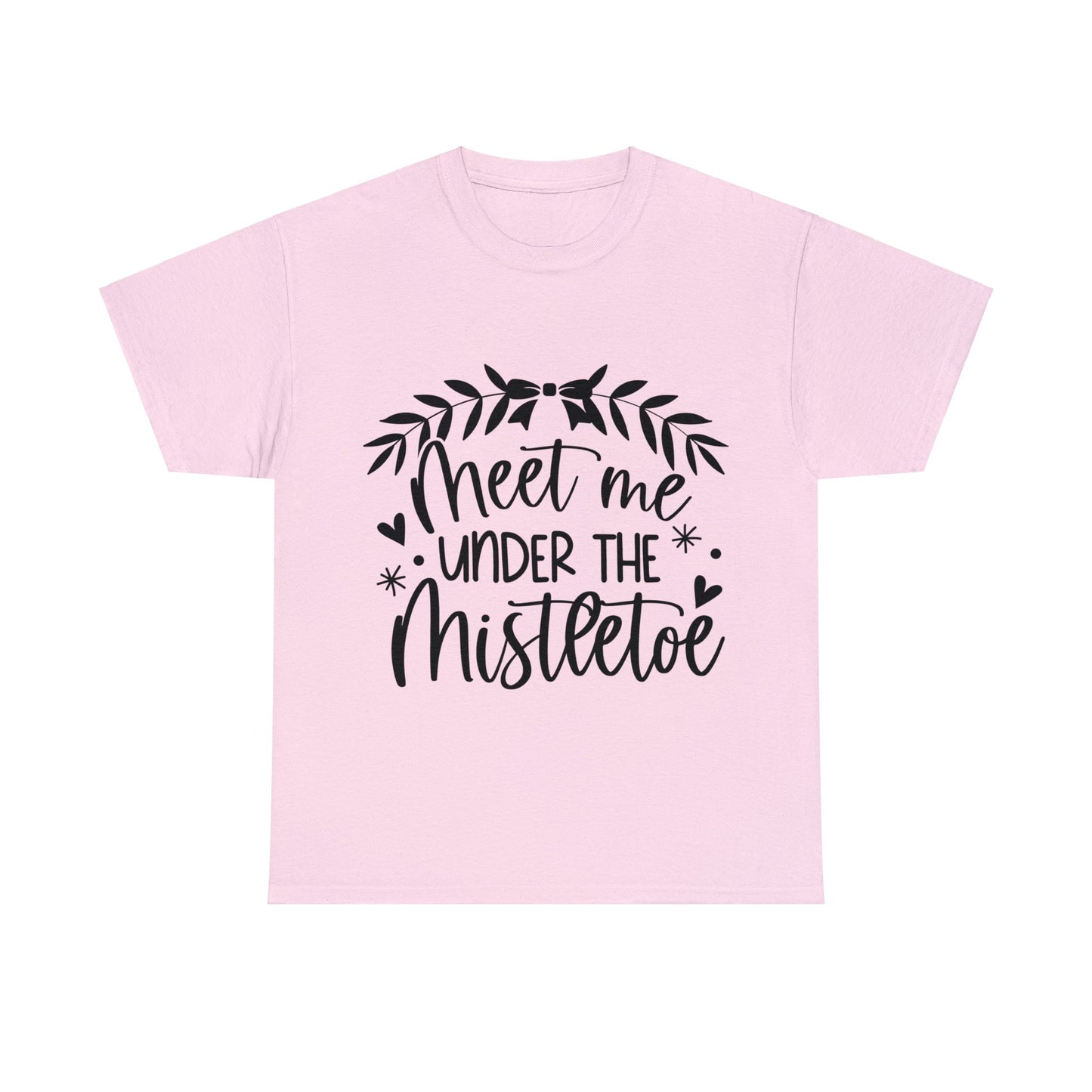 Meet me under Misteetoe Unisex Heavy Cotton Tee