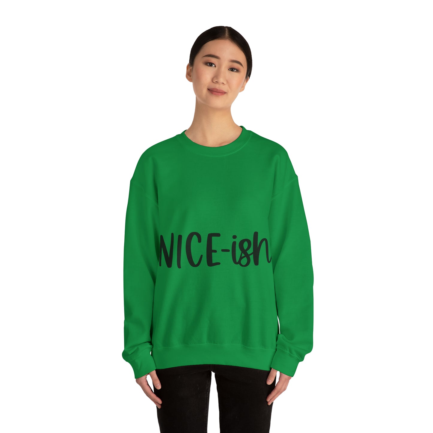 Nice-ish Unisex Heavy Blend™ Crewneck Sweatshirt