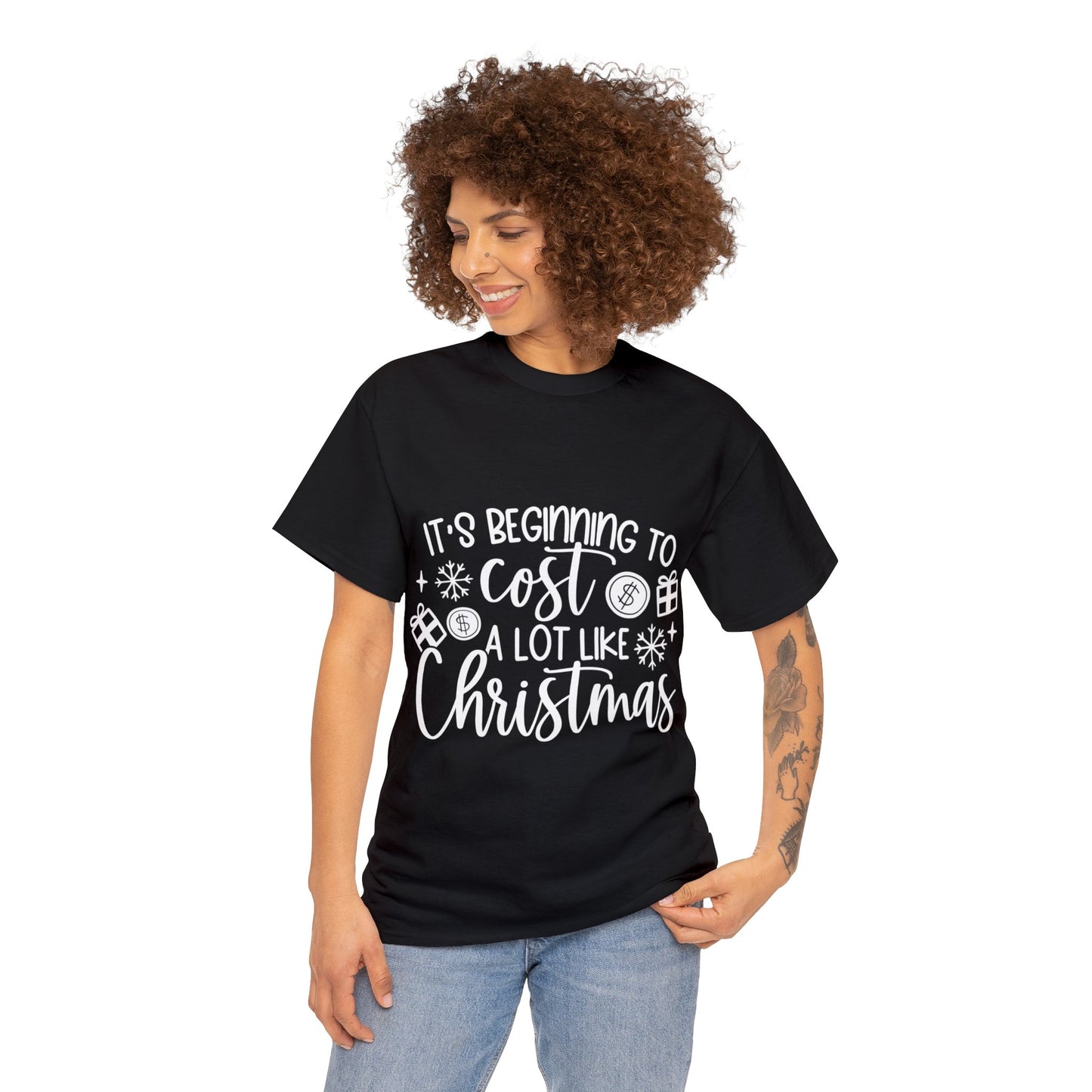 Beginning to Cost a Lot like Christmas Unisex Heavy Cotton Tee image