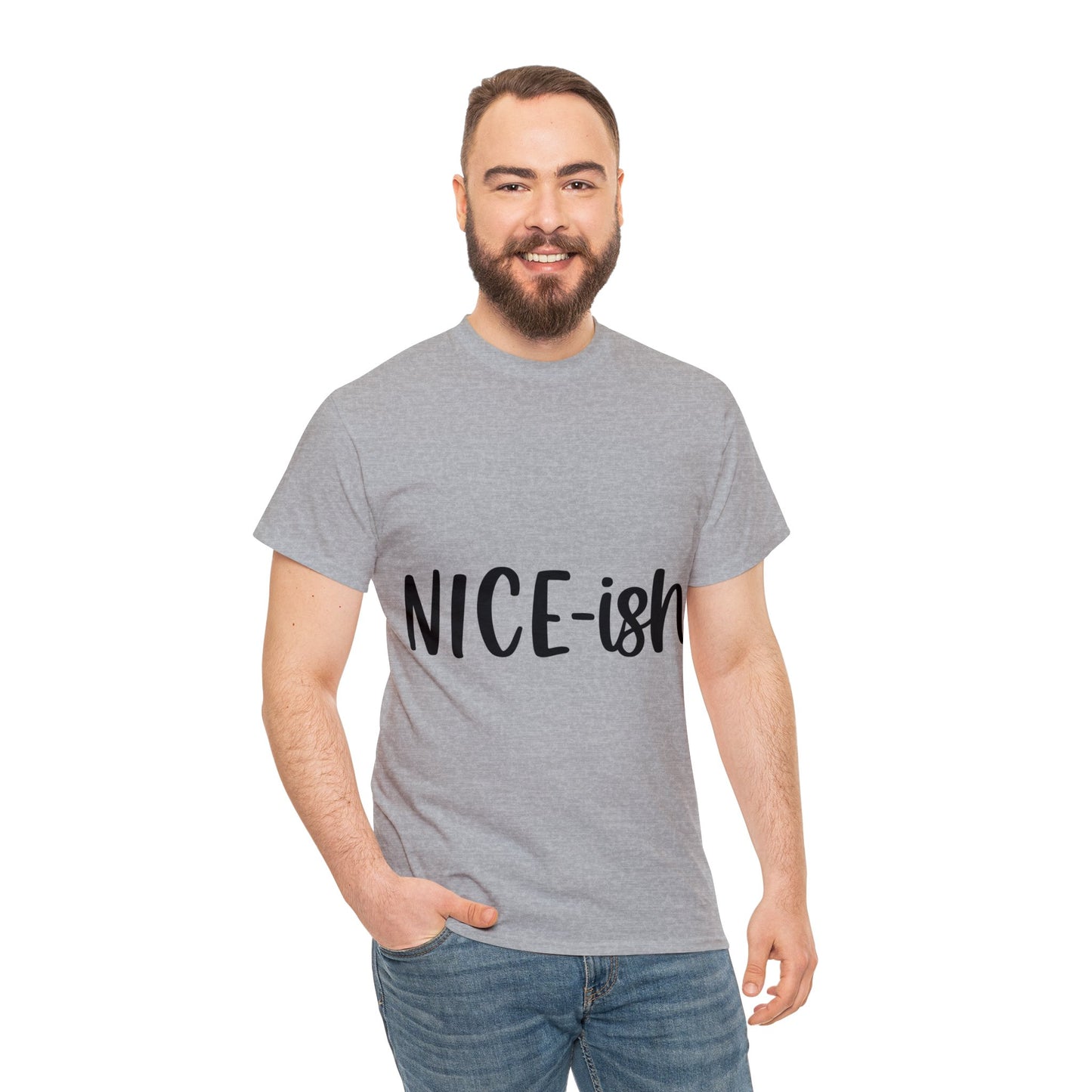 Nice-ish Unisex Heavy Cotton Tee