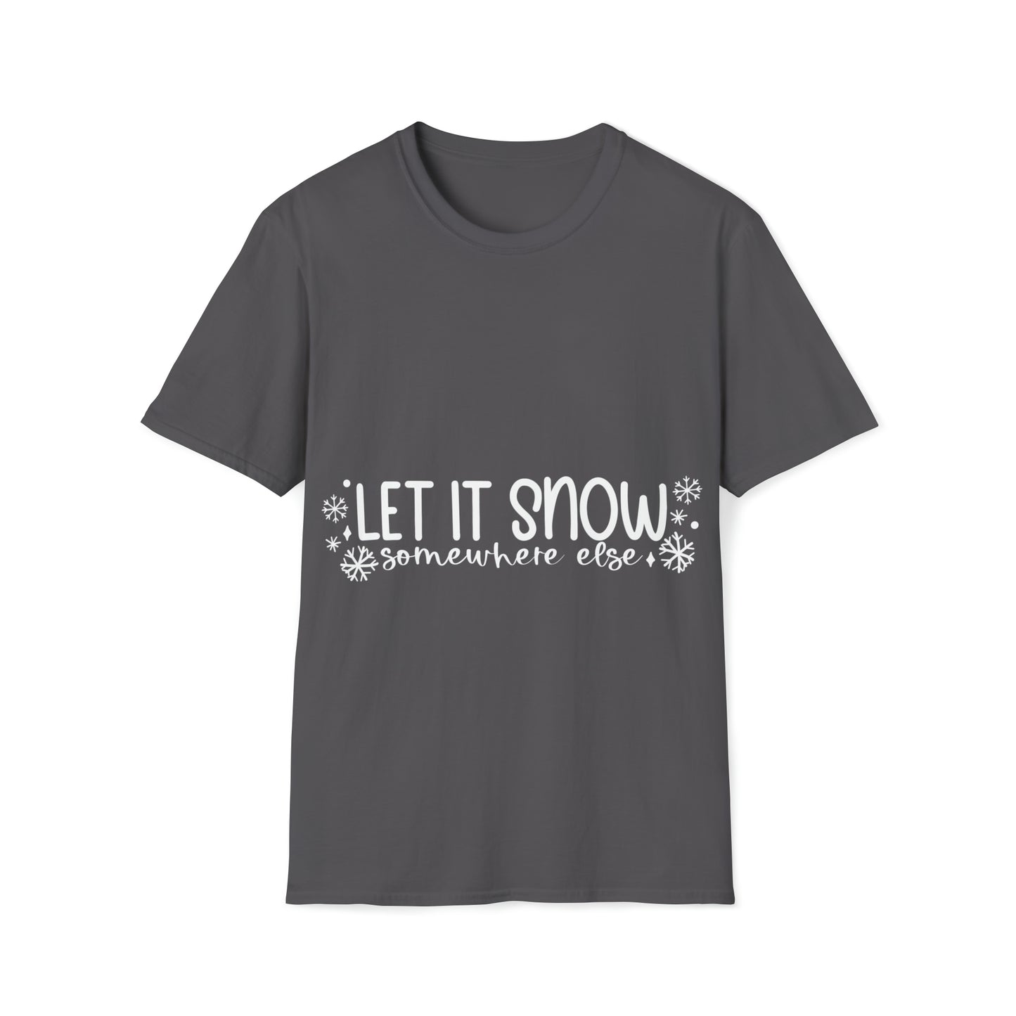 Let it Snow Unisex Softstyle T-Shirt image