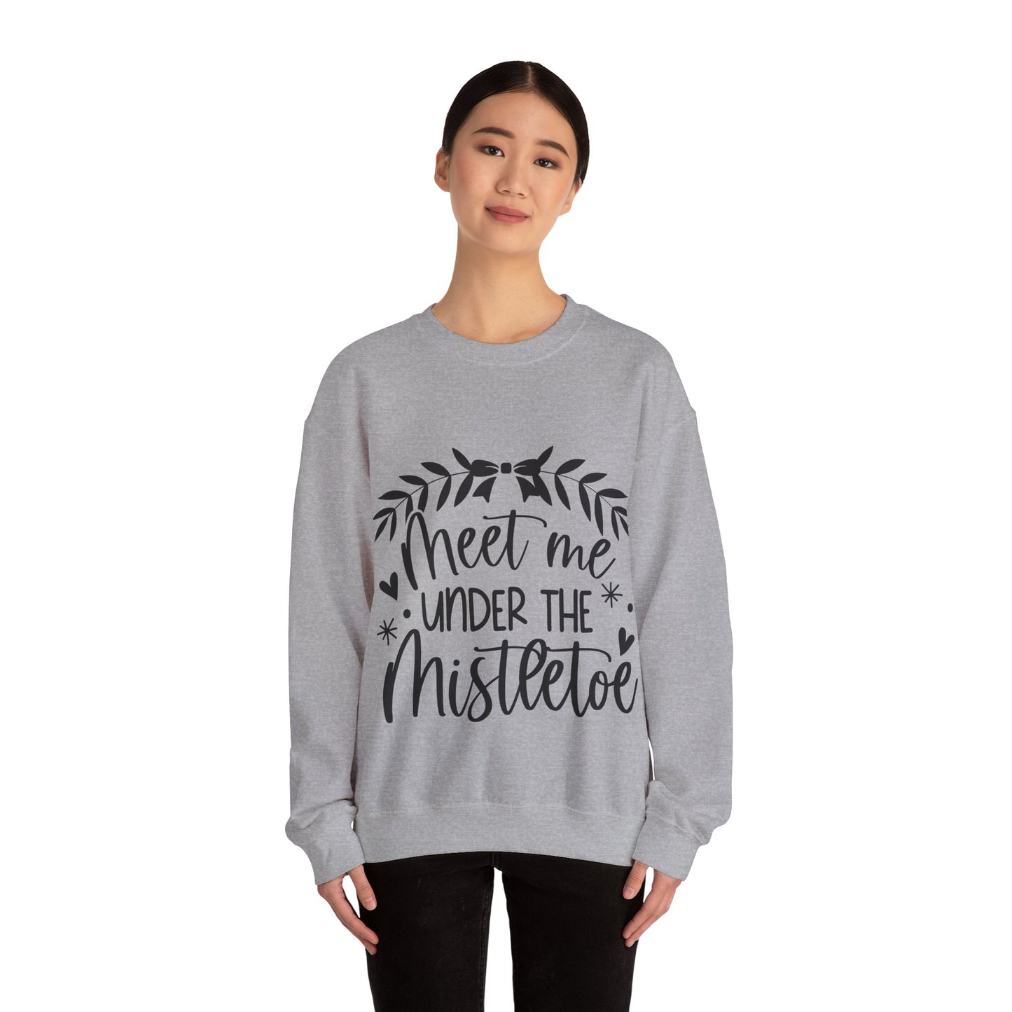 Meet me under Misteetoe Unisex Heavy Blend™ Crewneck Sweatshirt