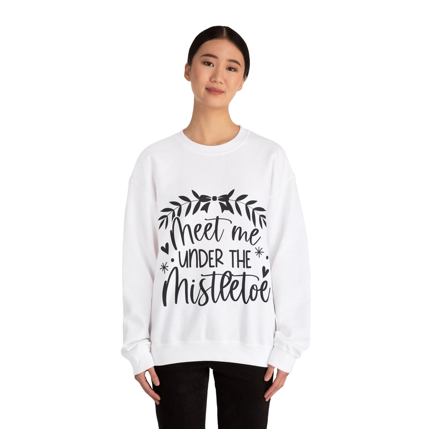 Meet me under Misteetoe Unisex Heavy Blend™ Crewneck Sweatshirt