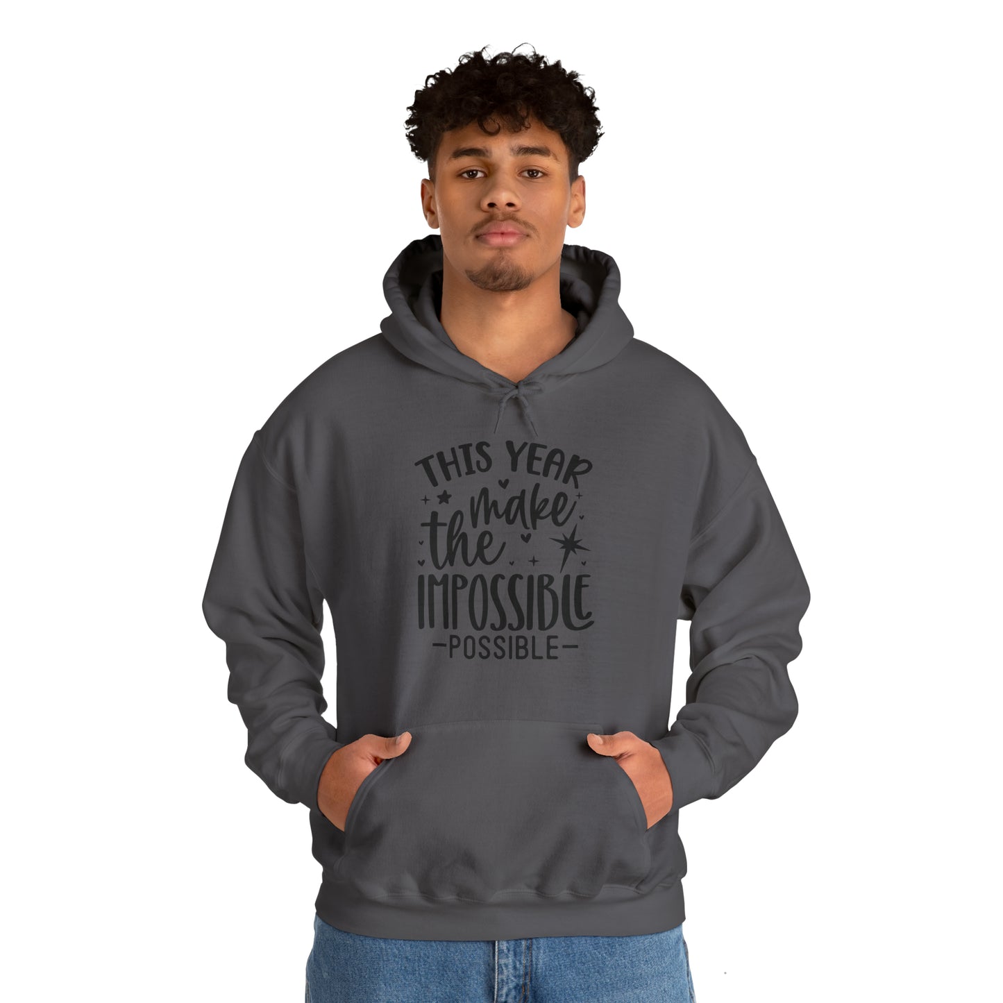 Impossible Possible Unisex Heavy Blend™ Hooded Sweatshirt