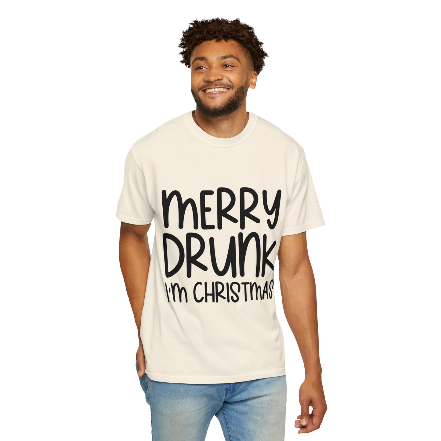 Merry Drunk Unisex Garment-Dyed T-shirt