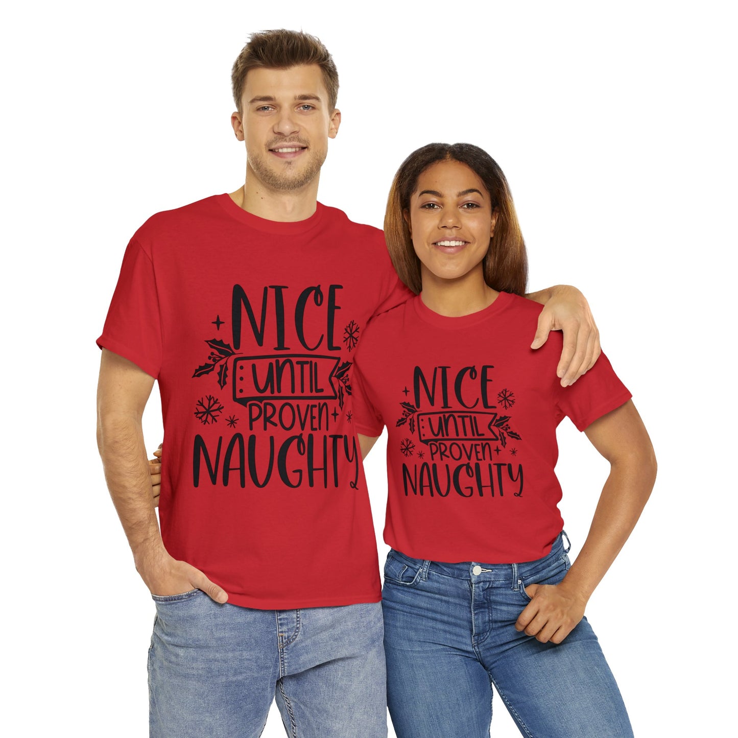 Nice & Naughty Unisex Heavy Cotton Tee