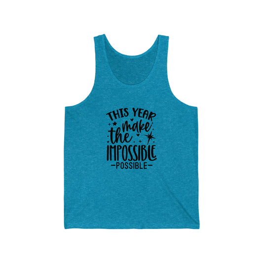 Impossible Possible Unisex Jersey Tank