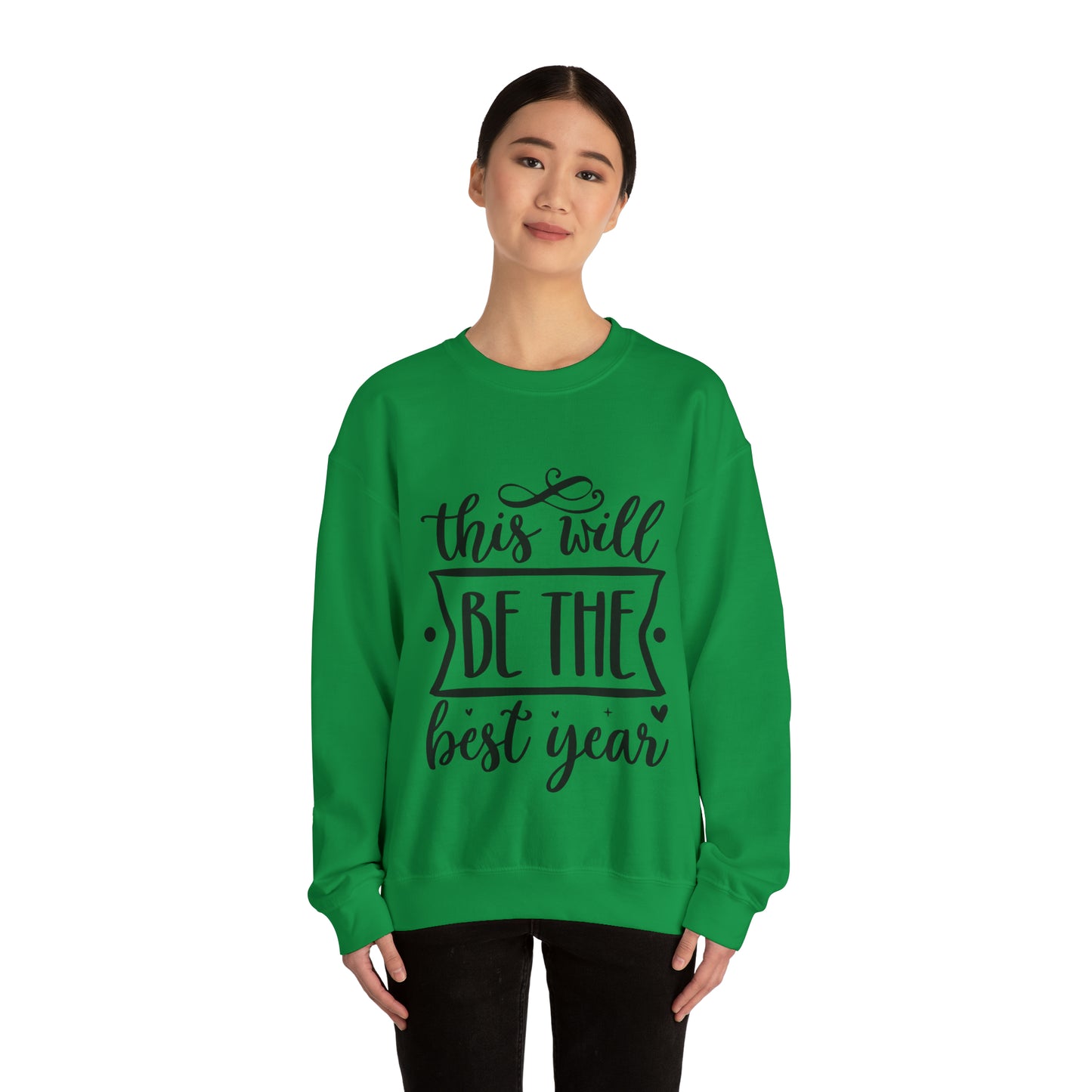 The Best Year Unisex Heavy Blend™ Crewneck Sweatshirt