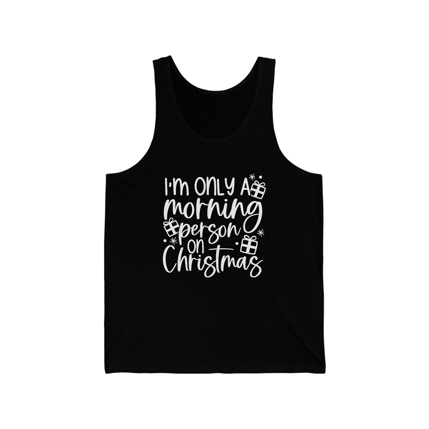 Morning Person Unisex Jersey Tank