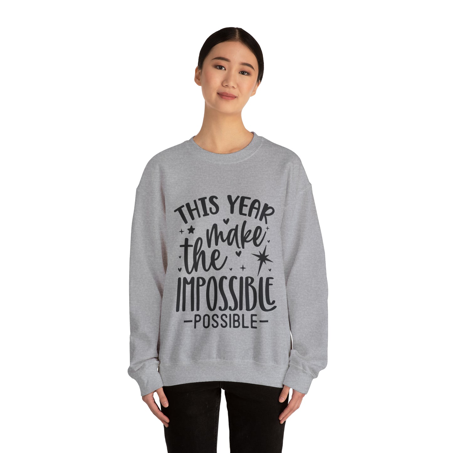 Impossible Possible Unisex Heavy Blend™ Crewneck Sweatshirt