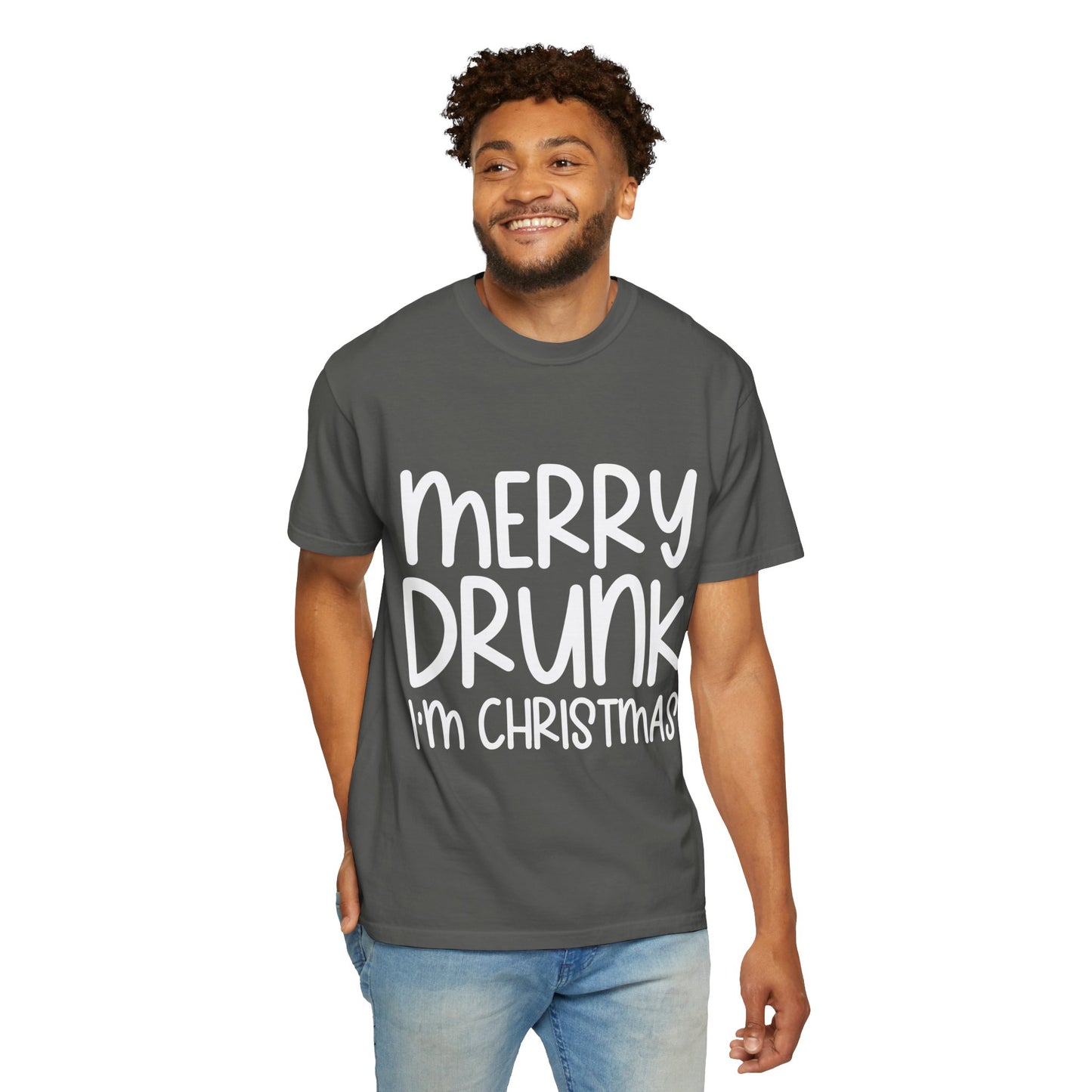 Merry Drunk Unisex Garment-Dyed T-shirt