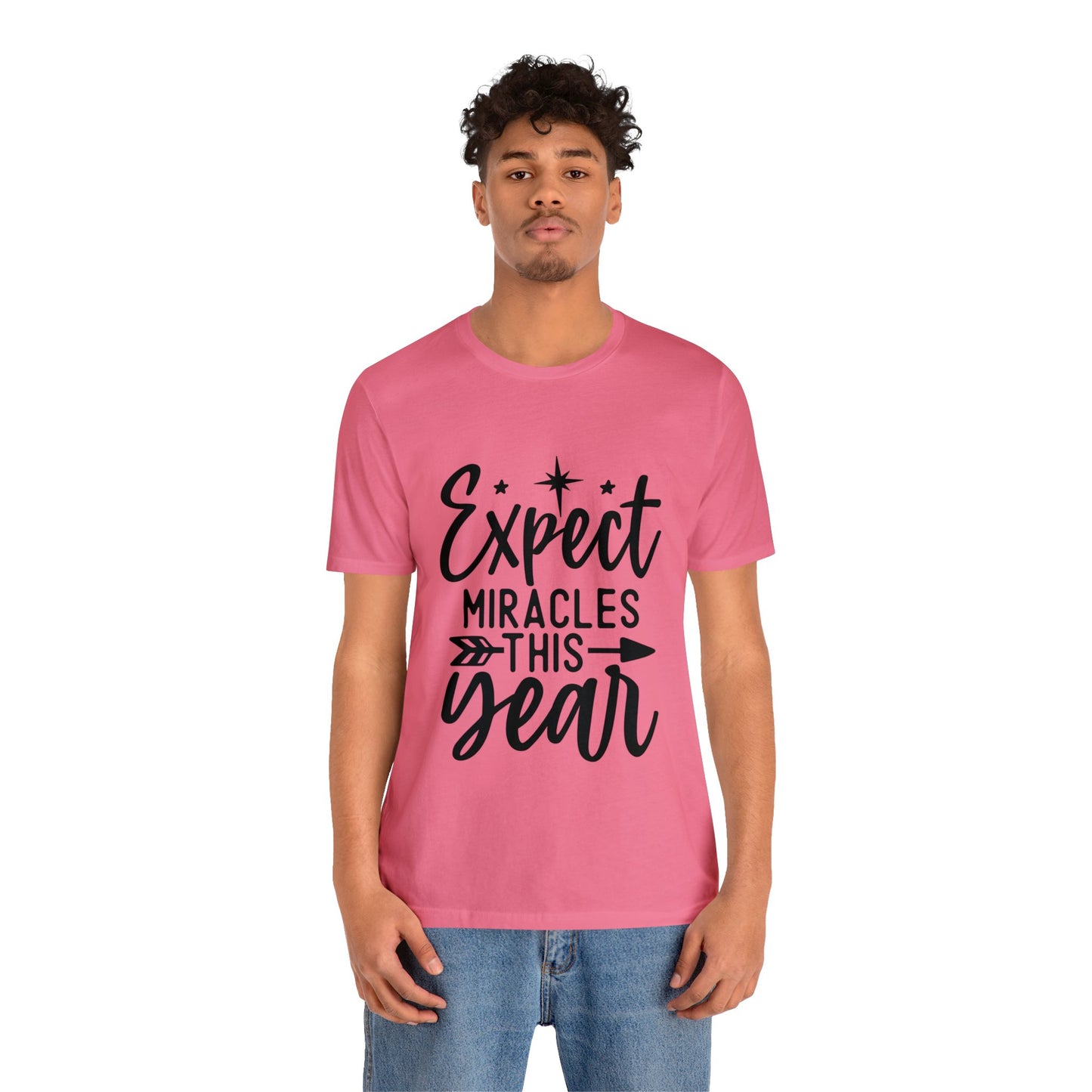 Expect Miracles Unisex Jersey Short Sleeve Tee