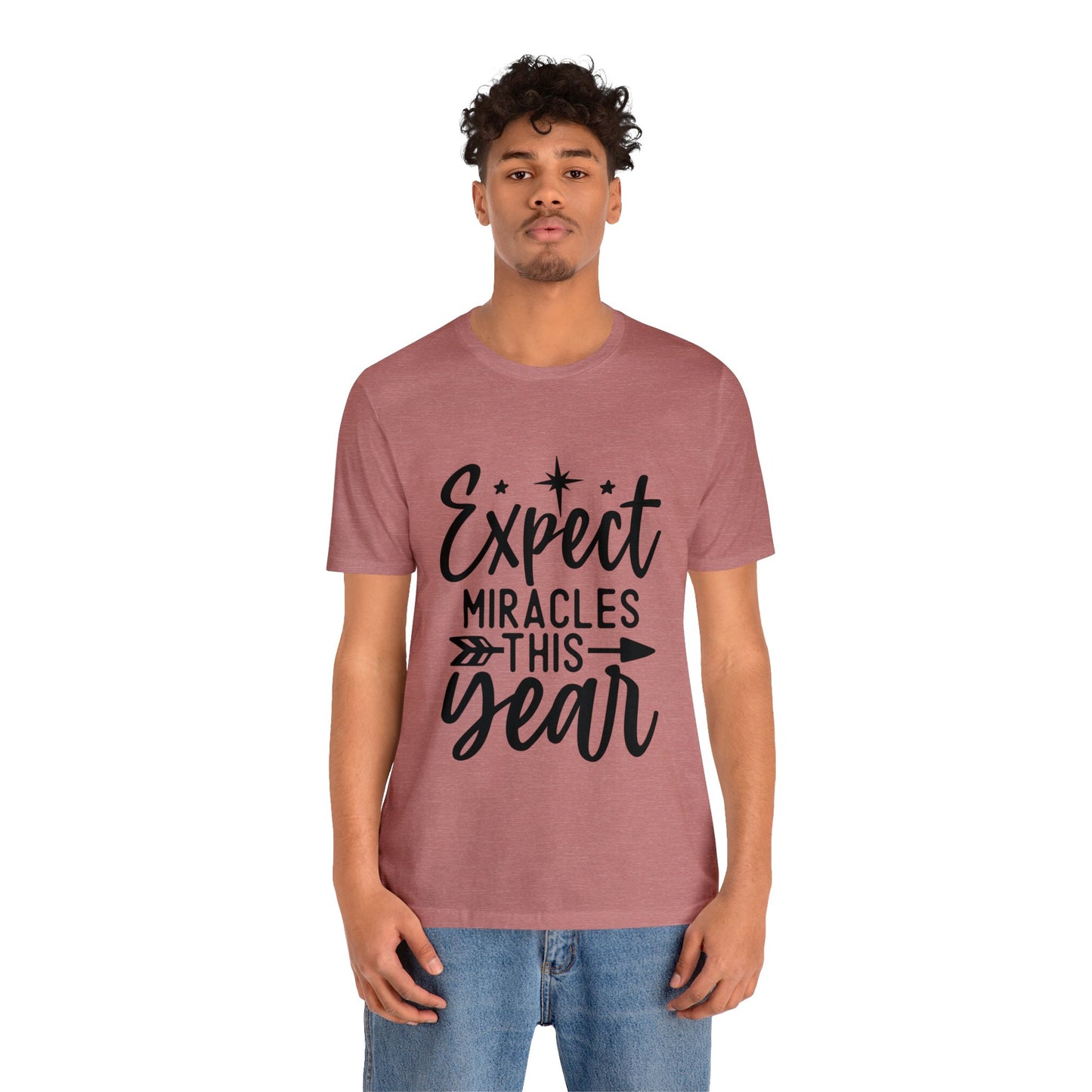 Expect Miracles Unisex Jersey Short Sleeve Tee