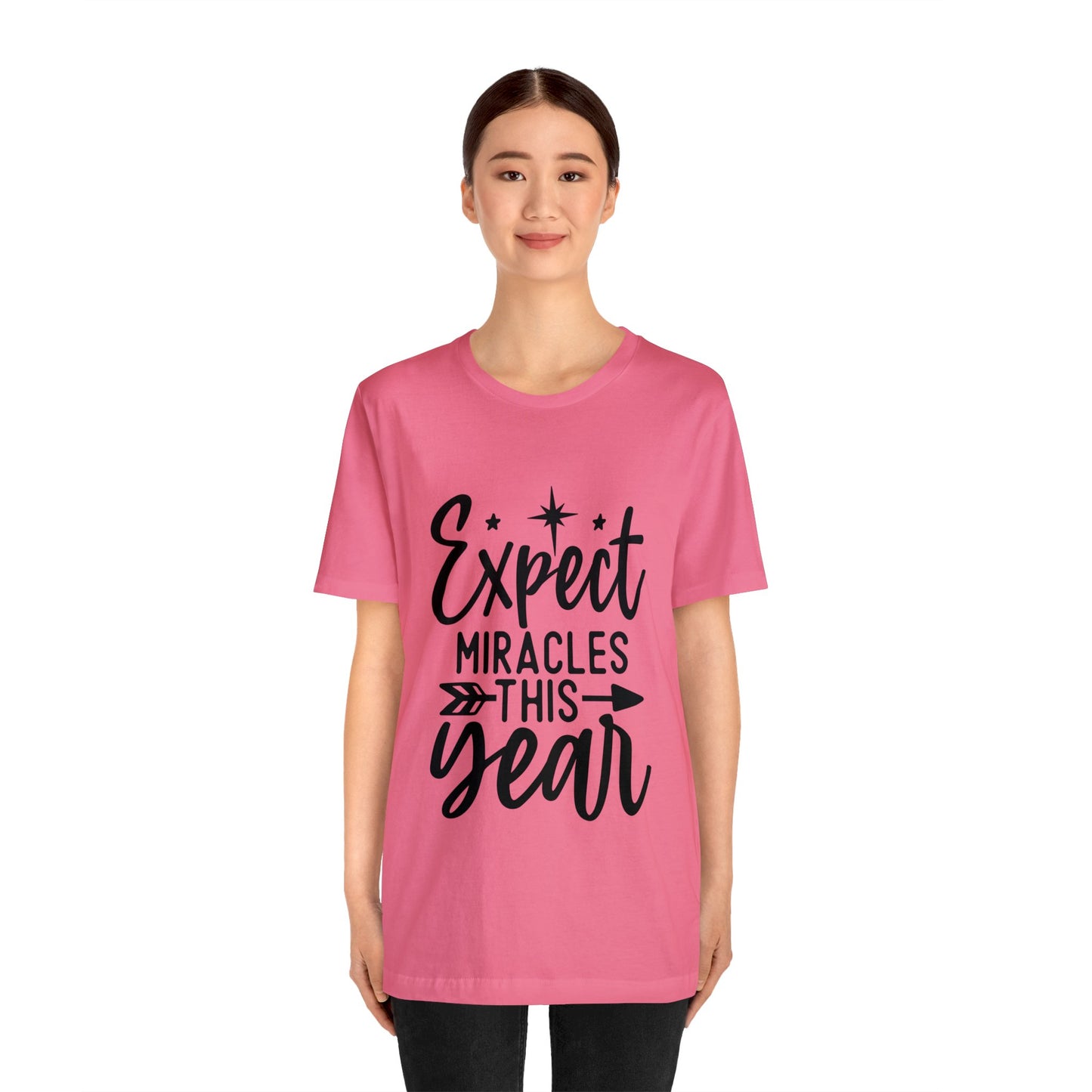 Expect Miracles Unisex Jersey Short Sleeve Tee