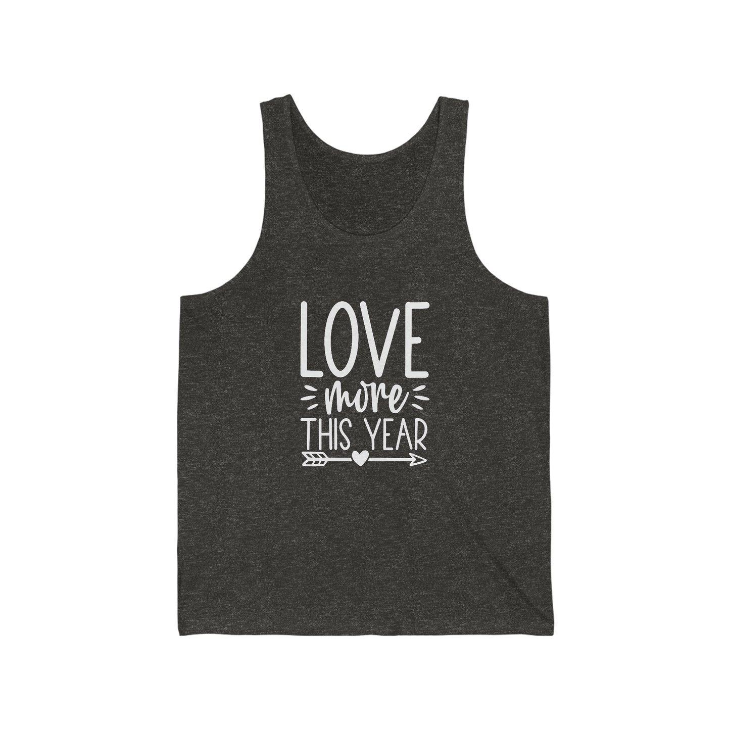 Love More Unisex Jersey Tank