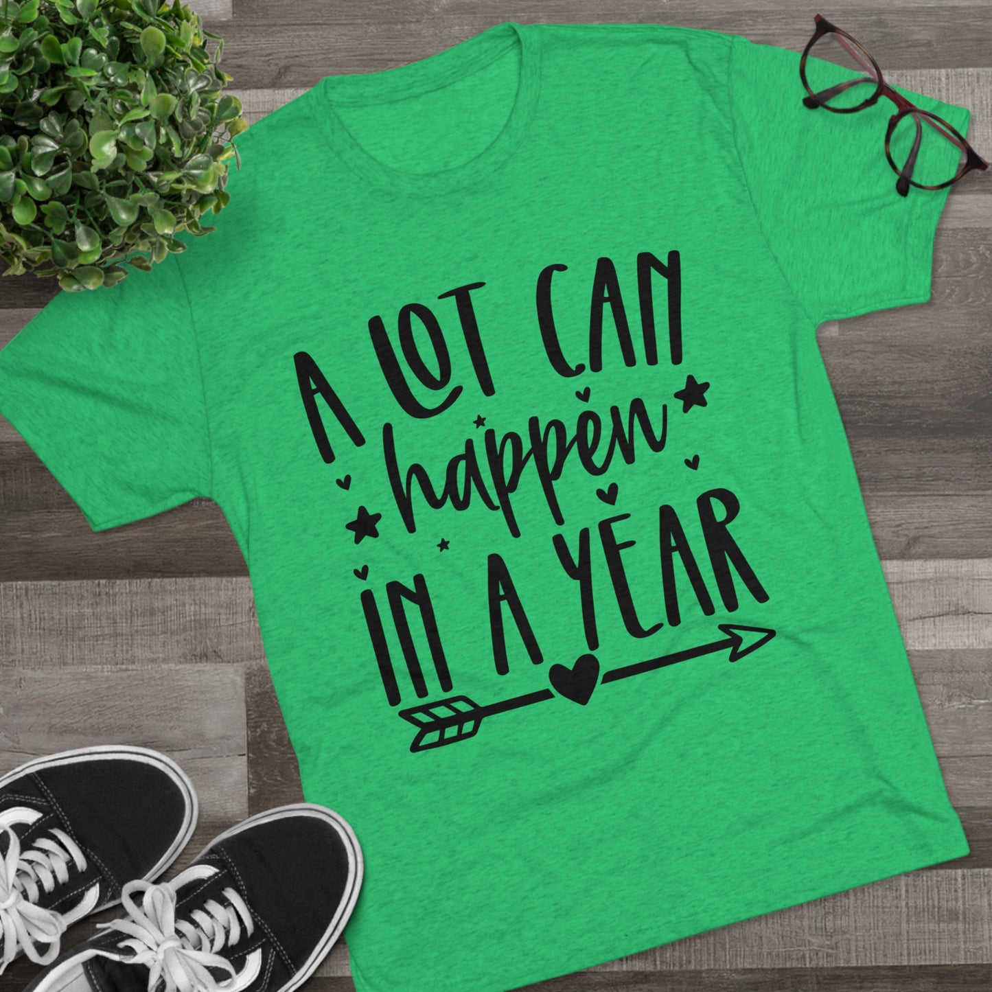 A Lot Can Happen Unisex Tri-Blend Crew Tee