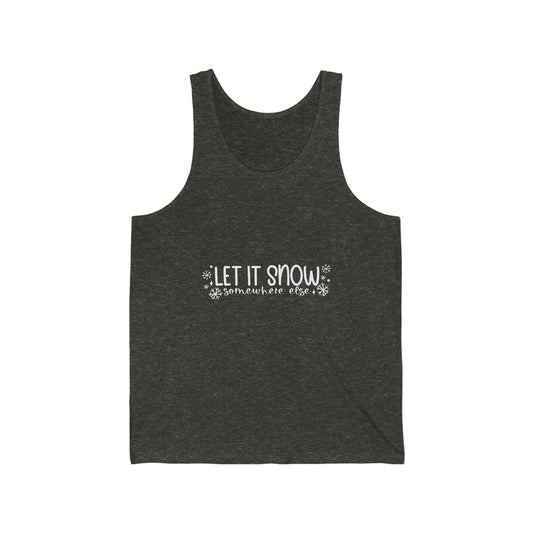 Let it Snow Unisex Jersey Tank image