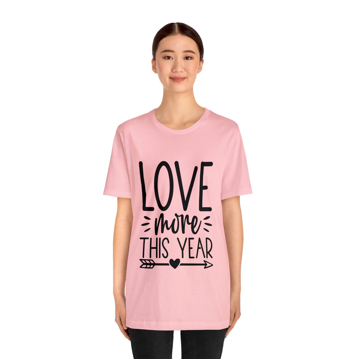 Love More Unisex Jersey Short Sleeve Tee