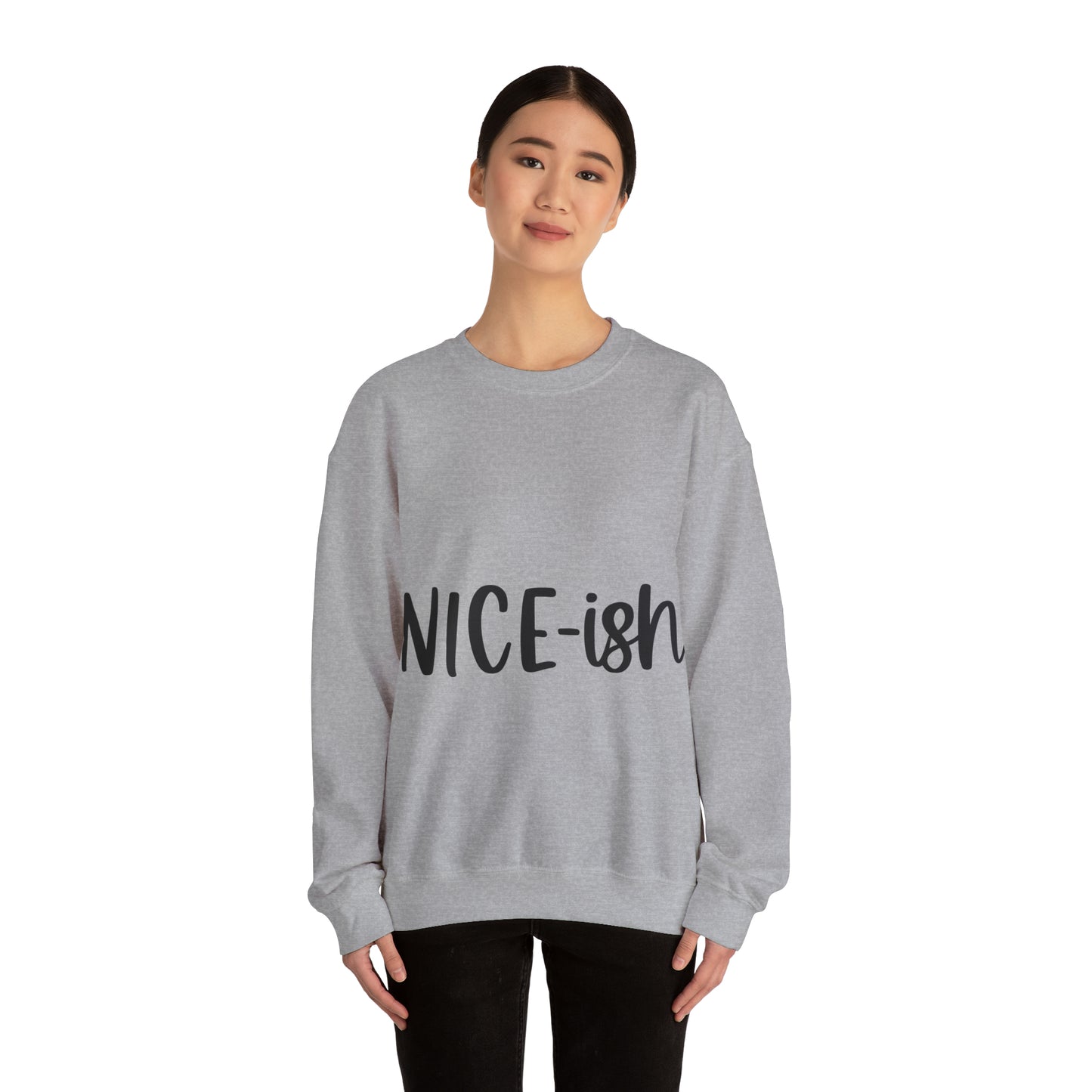 Nice-ish Unisex Heavy Blend™ Crewneck Sweatshirt