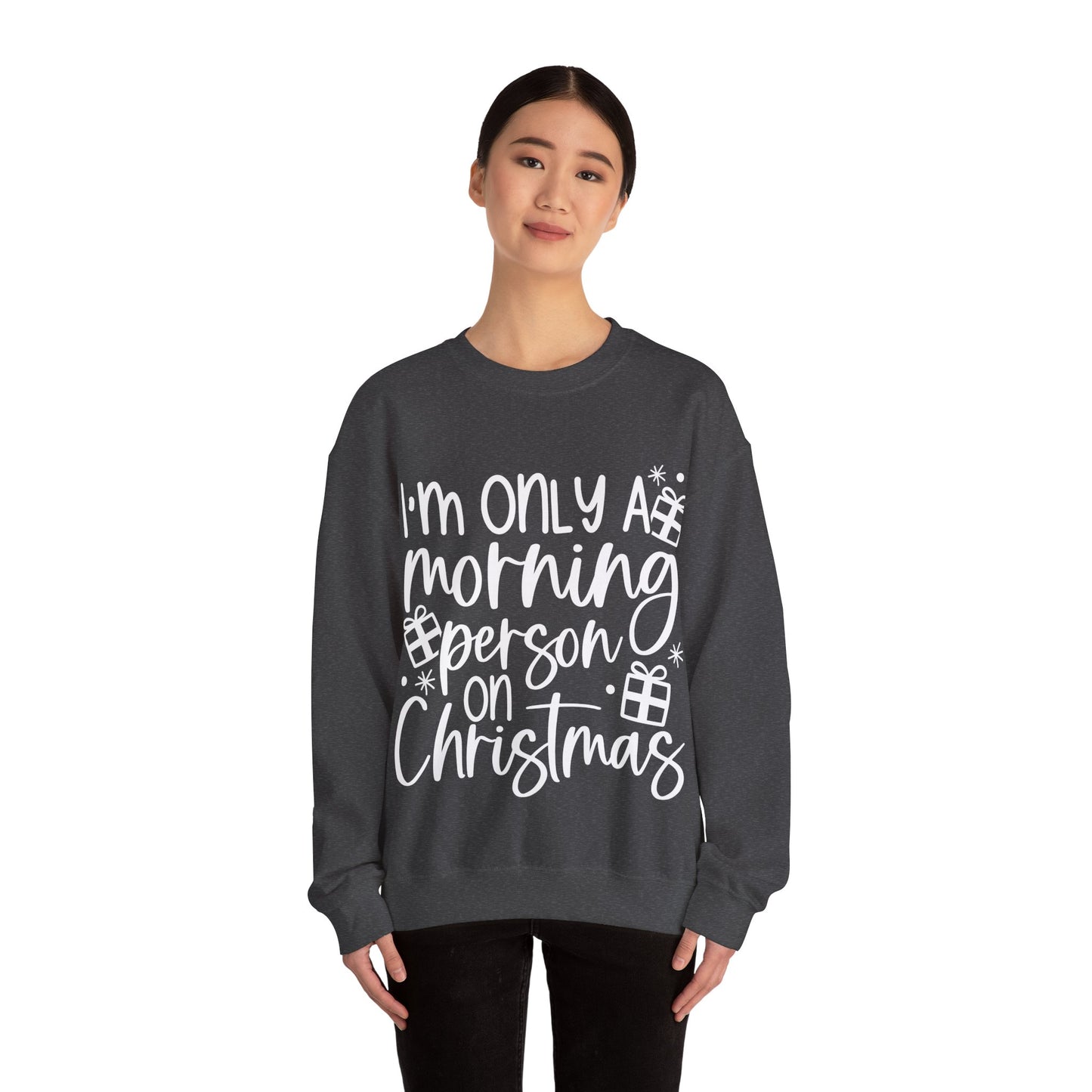 Morning Person Unisex Heavy Blend™ Crewneck Sweatshirt