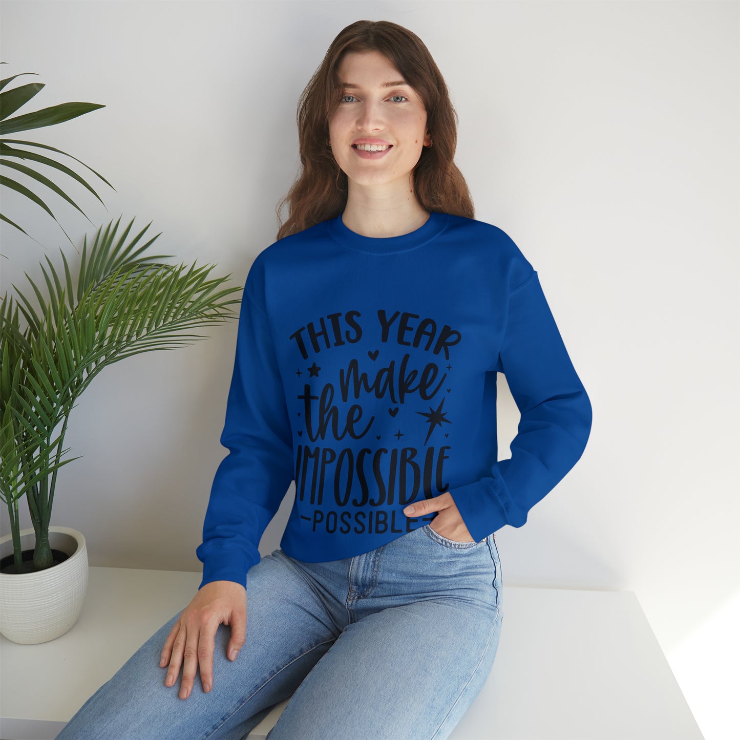 Impossible Possible Unisex Heavy Blend™ Crewneck Sweatshirt