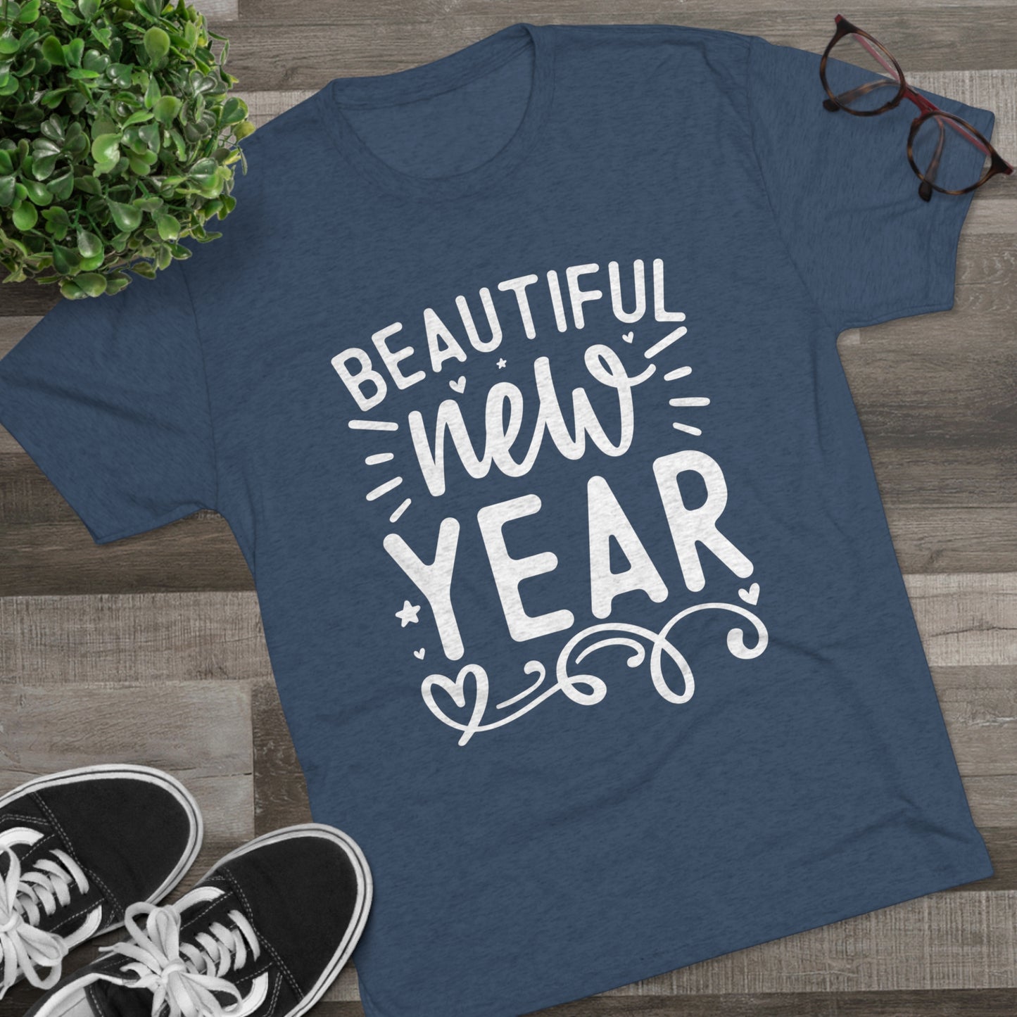 Beautiful New Year Unisex Tri-Blend Crew Tee