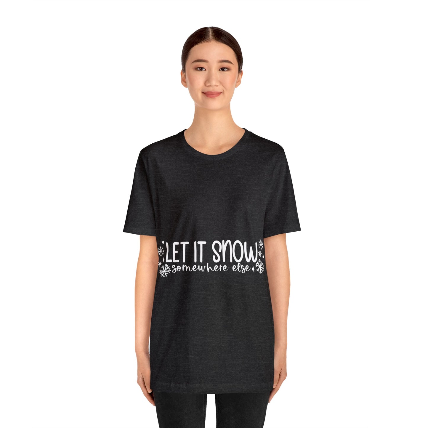 Let it Snow Unisex Jersey Short Sleeve Tee image