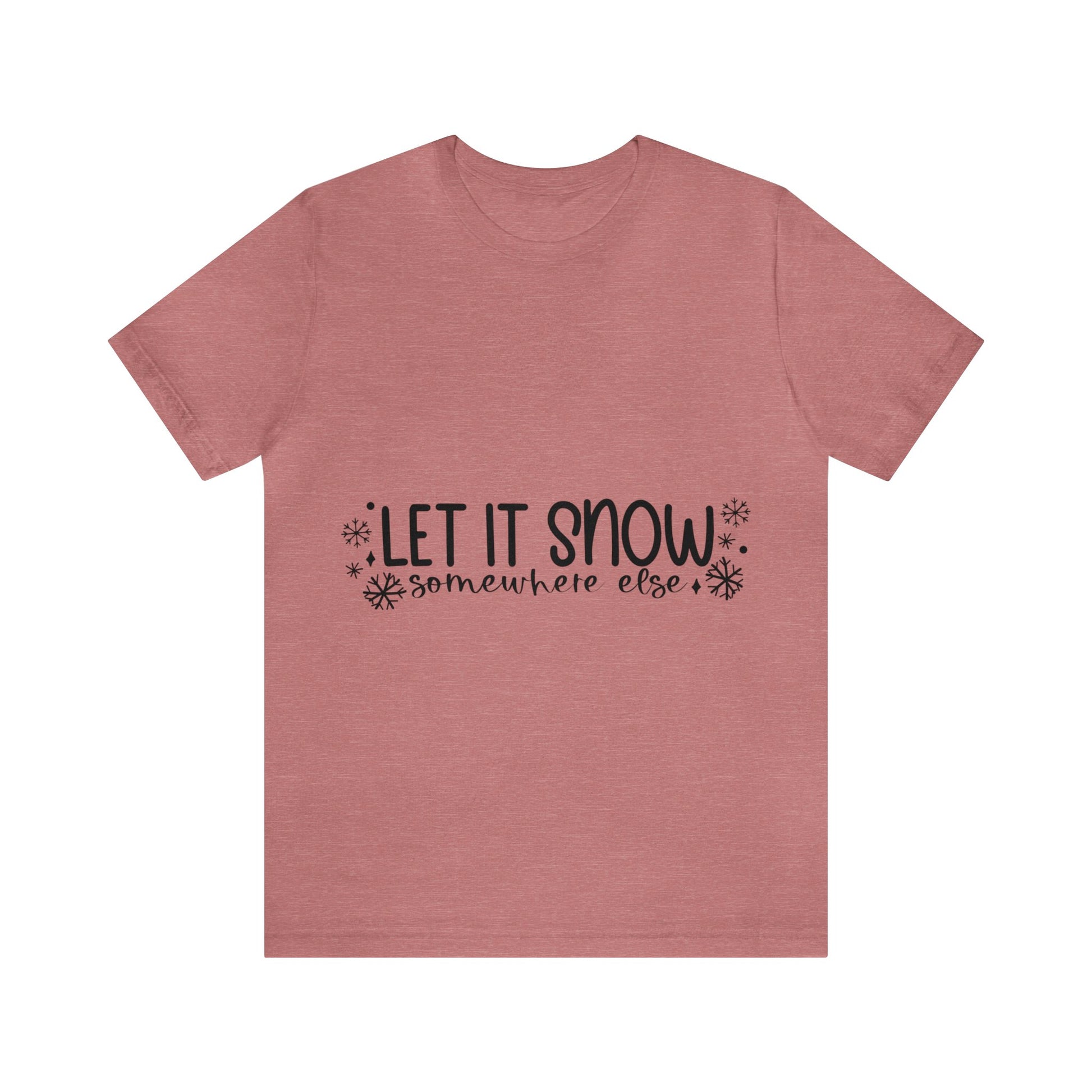 Let it Snow Unisex Jersey Short Sleeve Tee image