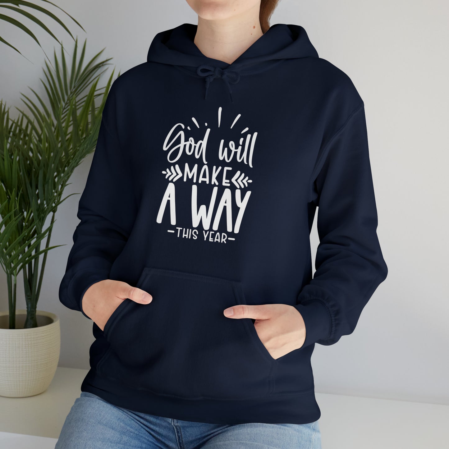 God Will Make a Way Unisex Heavy Blend™ Hooded Sweatshirt