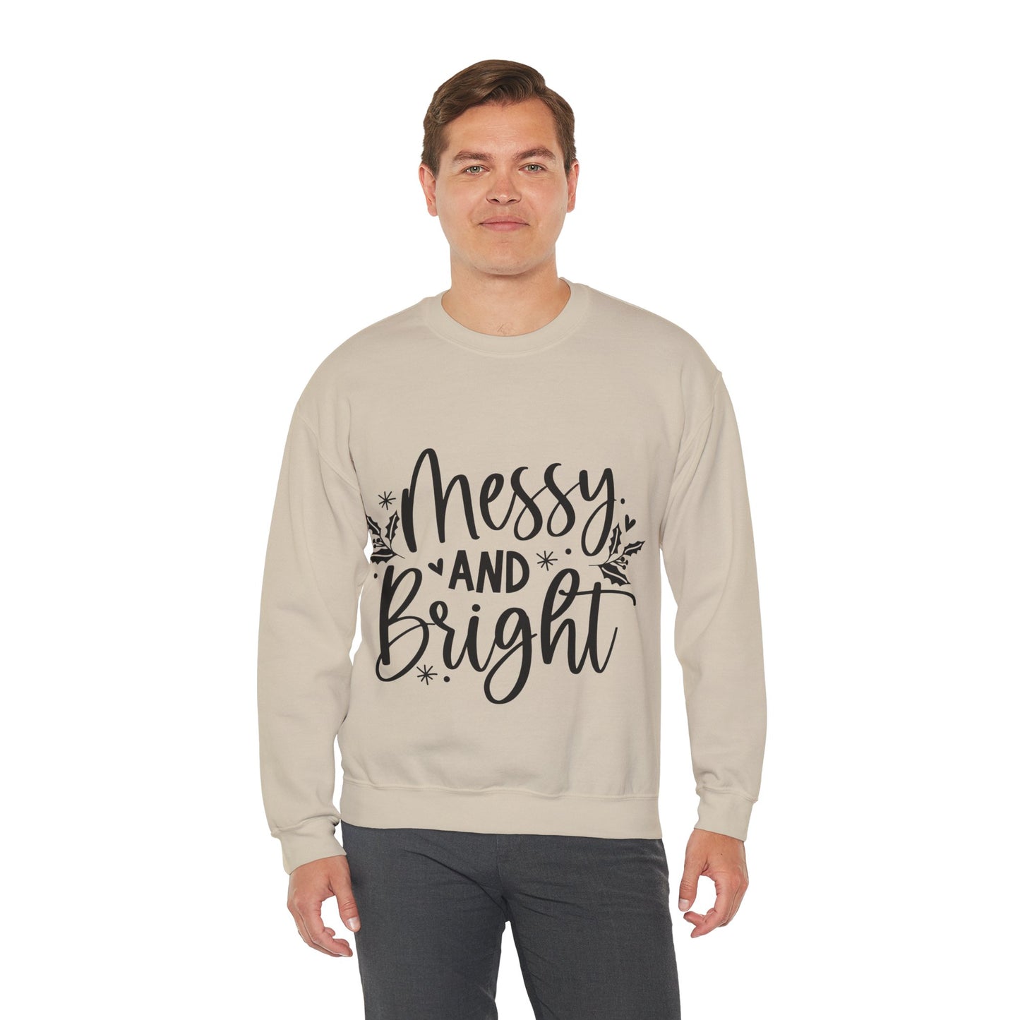 Messy & Bright Unisex Heavy Blend™ Crewneck Sweatshirt