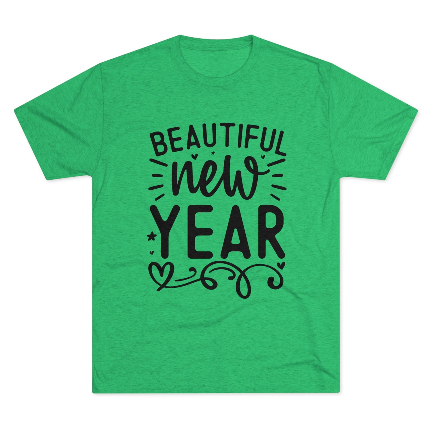 Beautiful New Year Unisex Tri-Blend Crew Tee