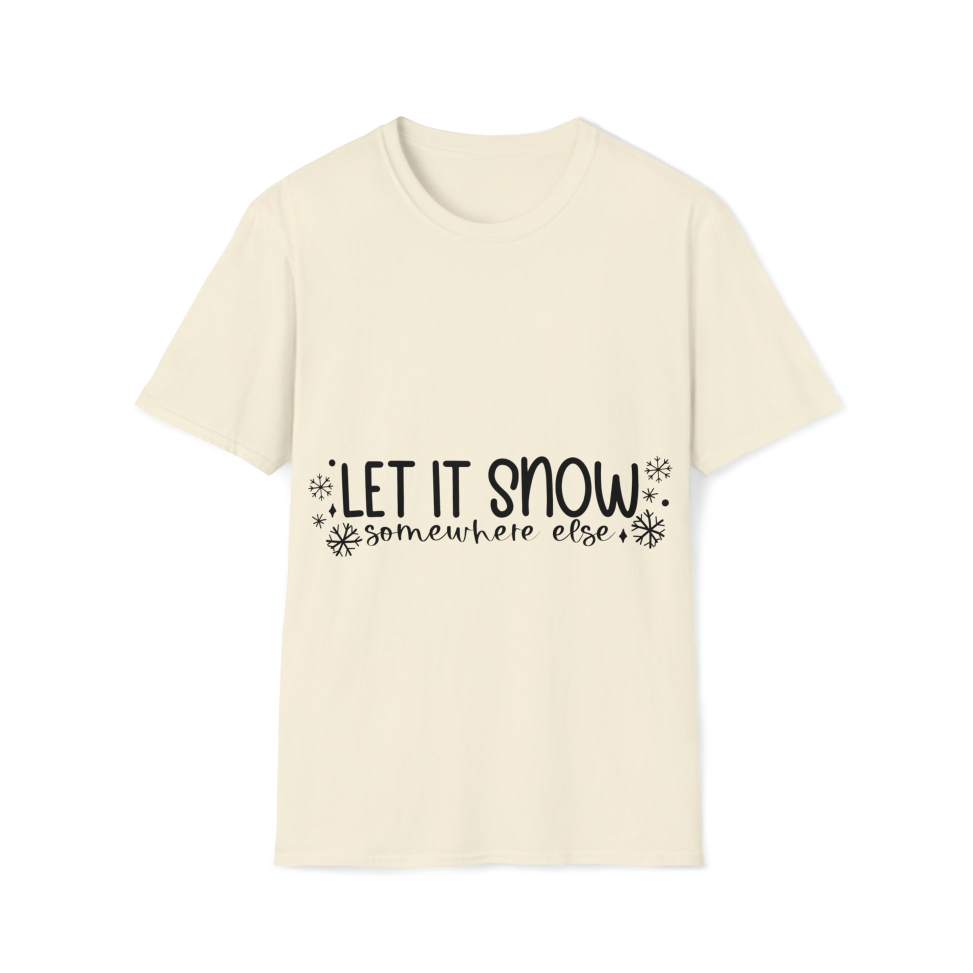 Let it Snow Unisex Softstyle T-Shirt image