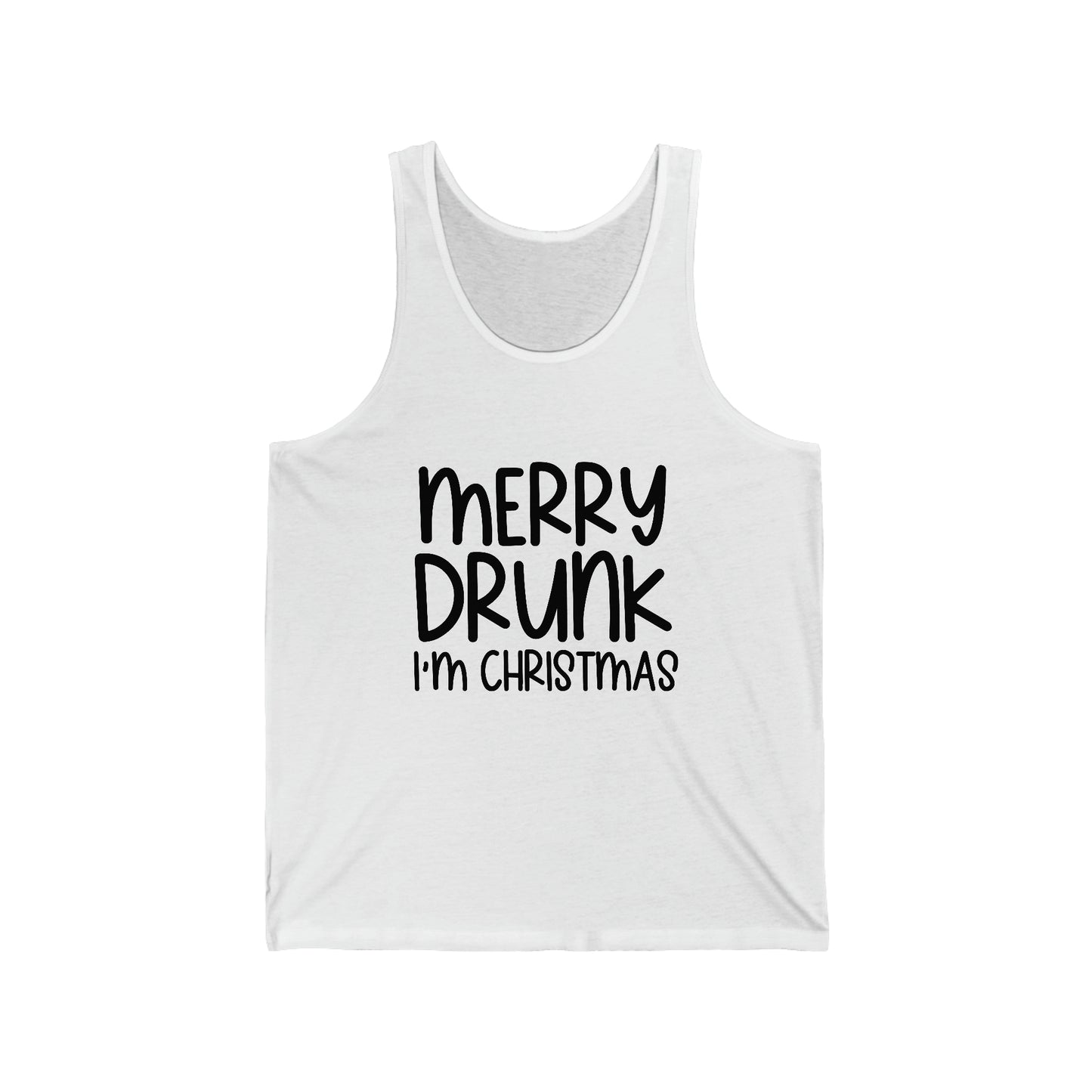 Merry Drunk Unisex Jersey Tank